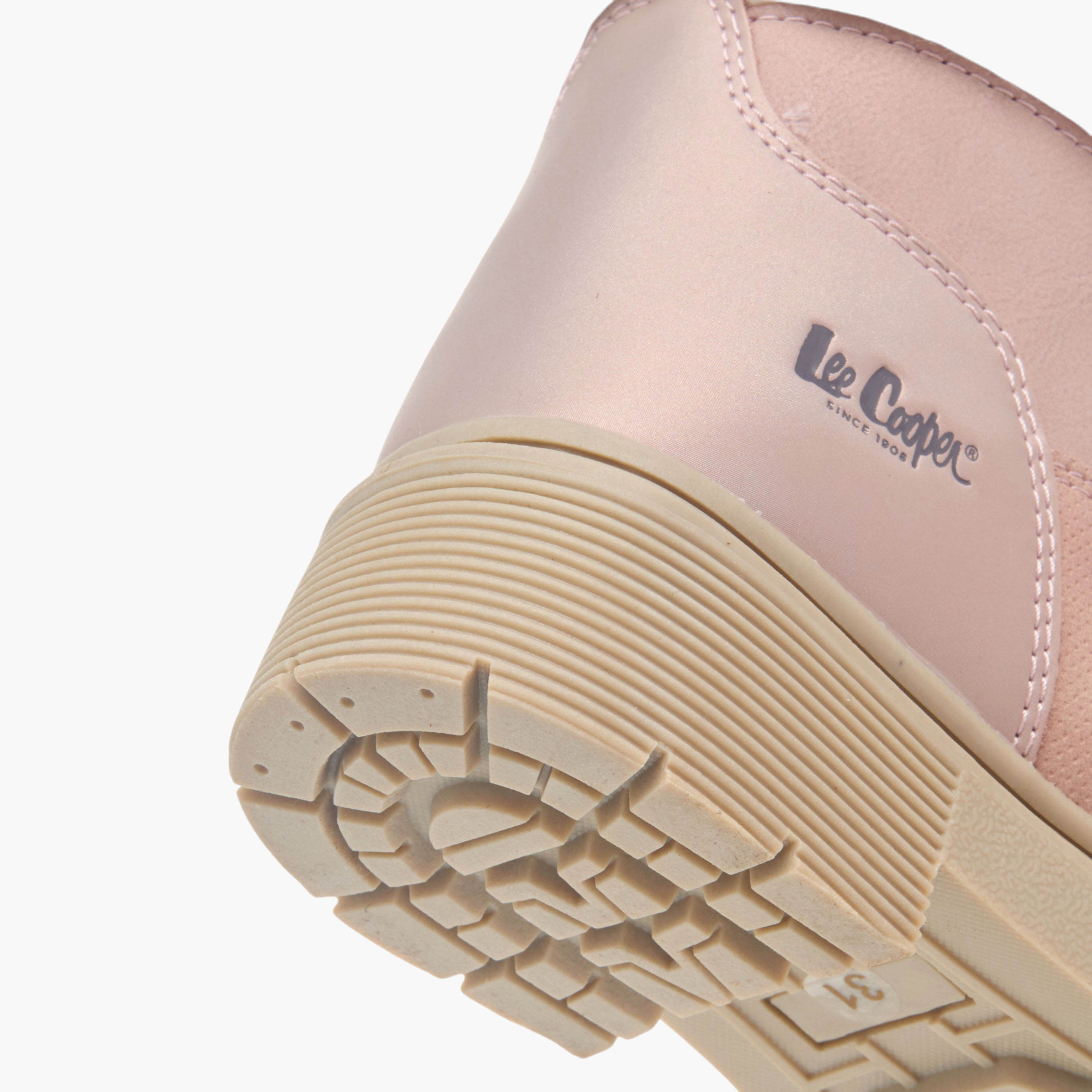 Lee Cooper Girls' Panelled Ankle Boots with Zip Closure-girls-shoes-boots-image-11