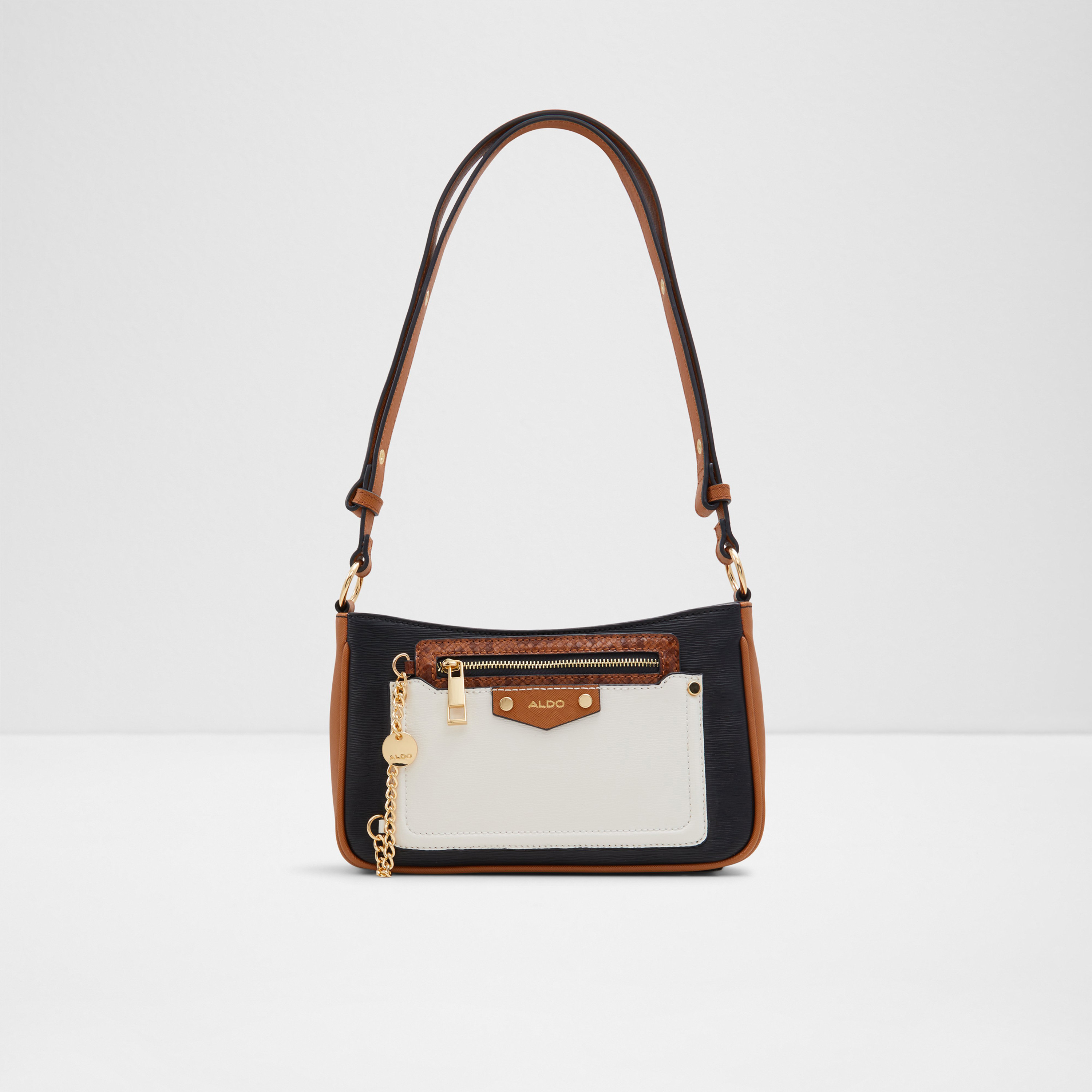 Buy Women s Aldo Alika Colour Block Shoulder Bag with Pouch Online