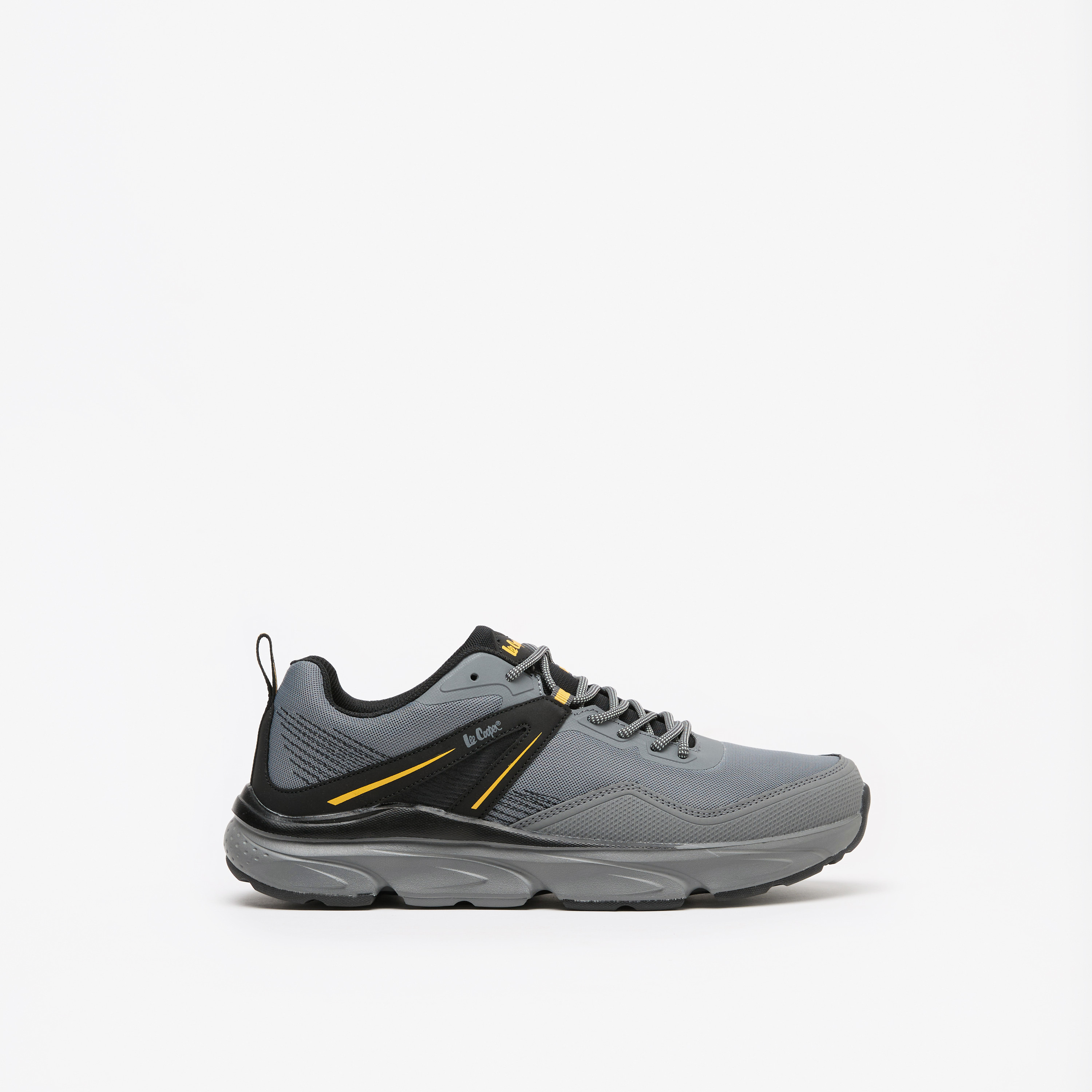 Lee Cooper Men's Panelled Low Ankle Lace-Up Sneakers-men-shoes-sneakers-image-8