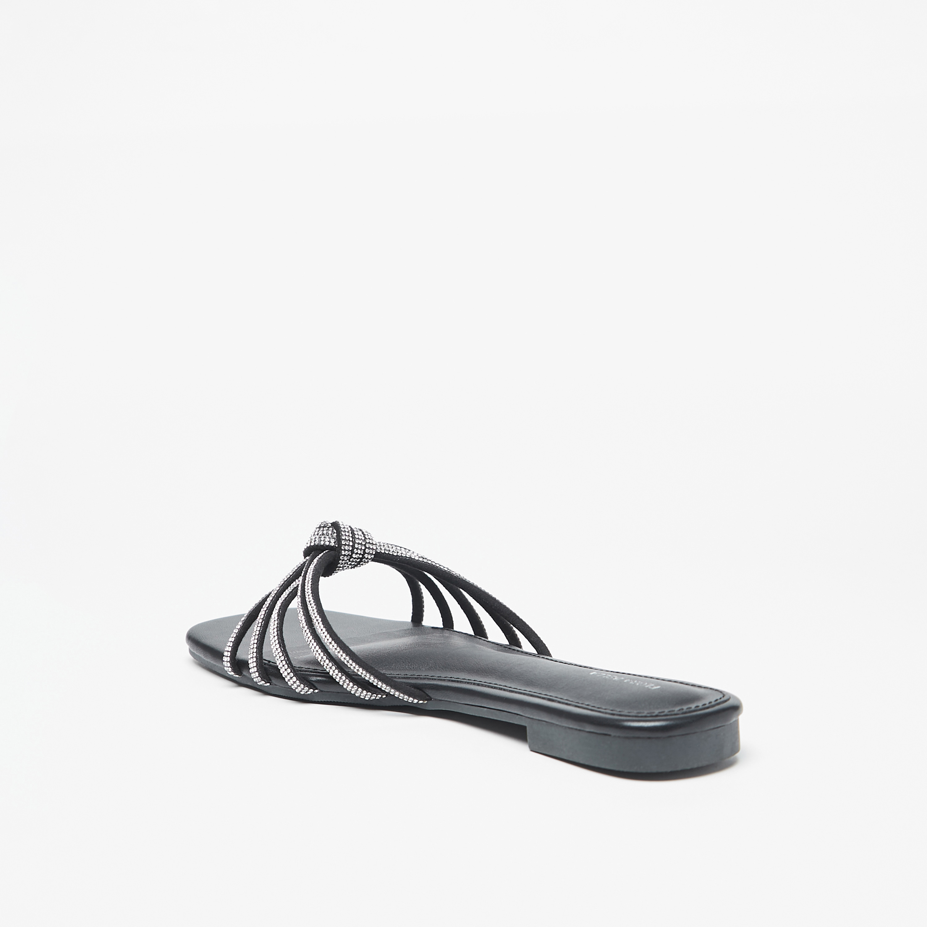 Flora Bella Embellished Slip-On Sandals with Knot Detail-women-shoes-flats-sandals-image-2