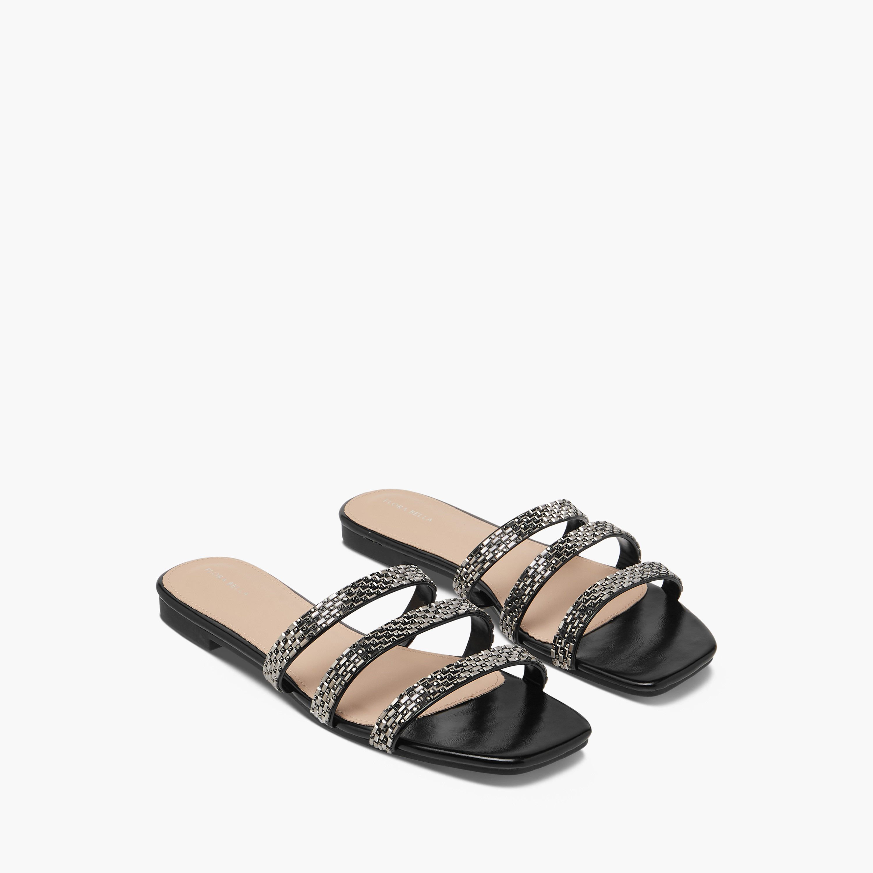 Flora Bella Embellished Slip-On Flat Sandals-women-shoes-flats-sandals-image-1