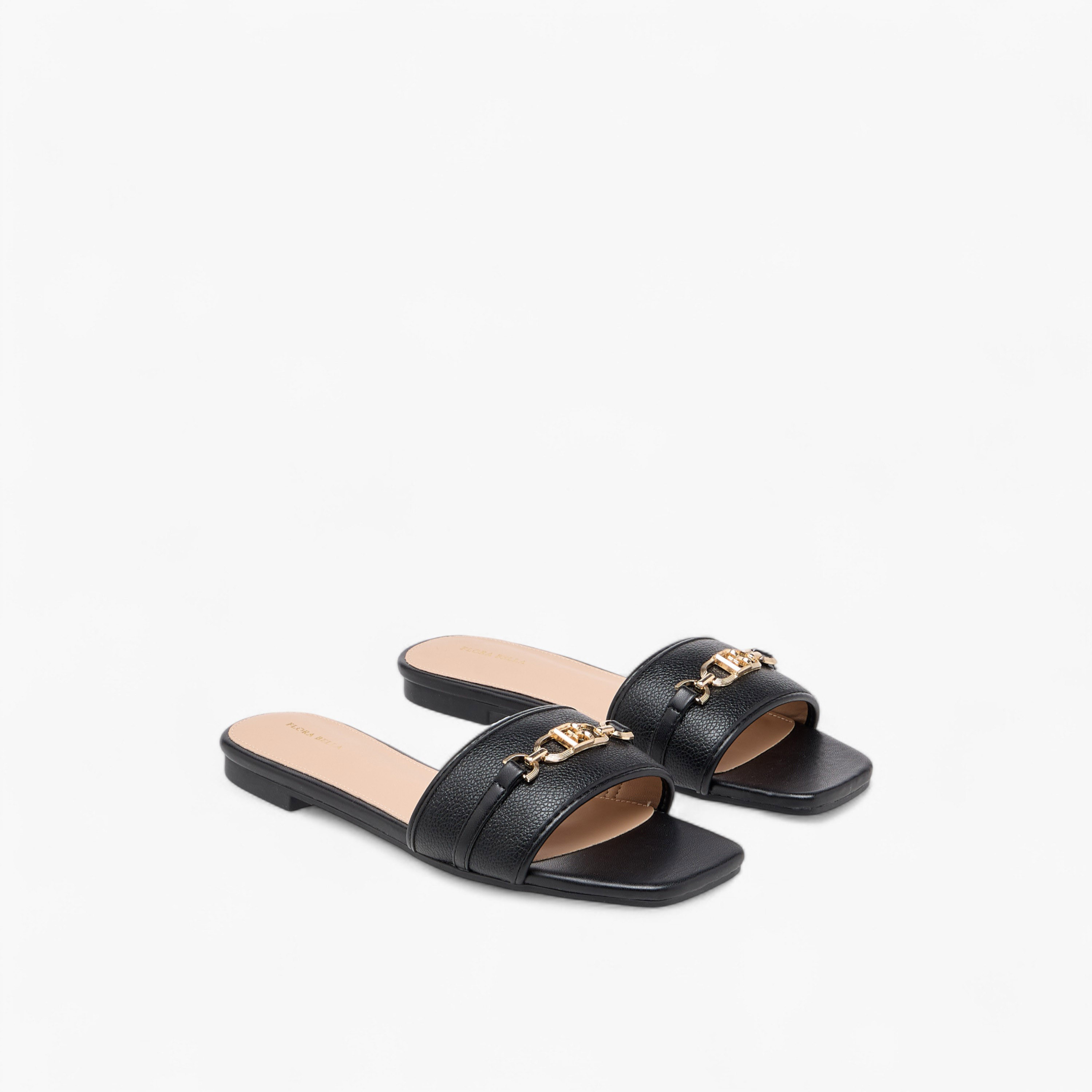 Flora Bella Metal Accent Slip-On Flat Sandals-women-shoes-flats-sandals-image-1