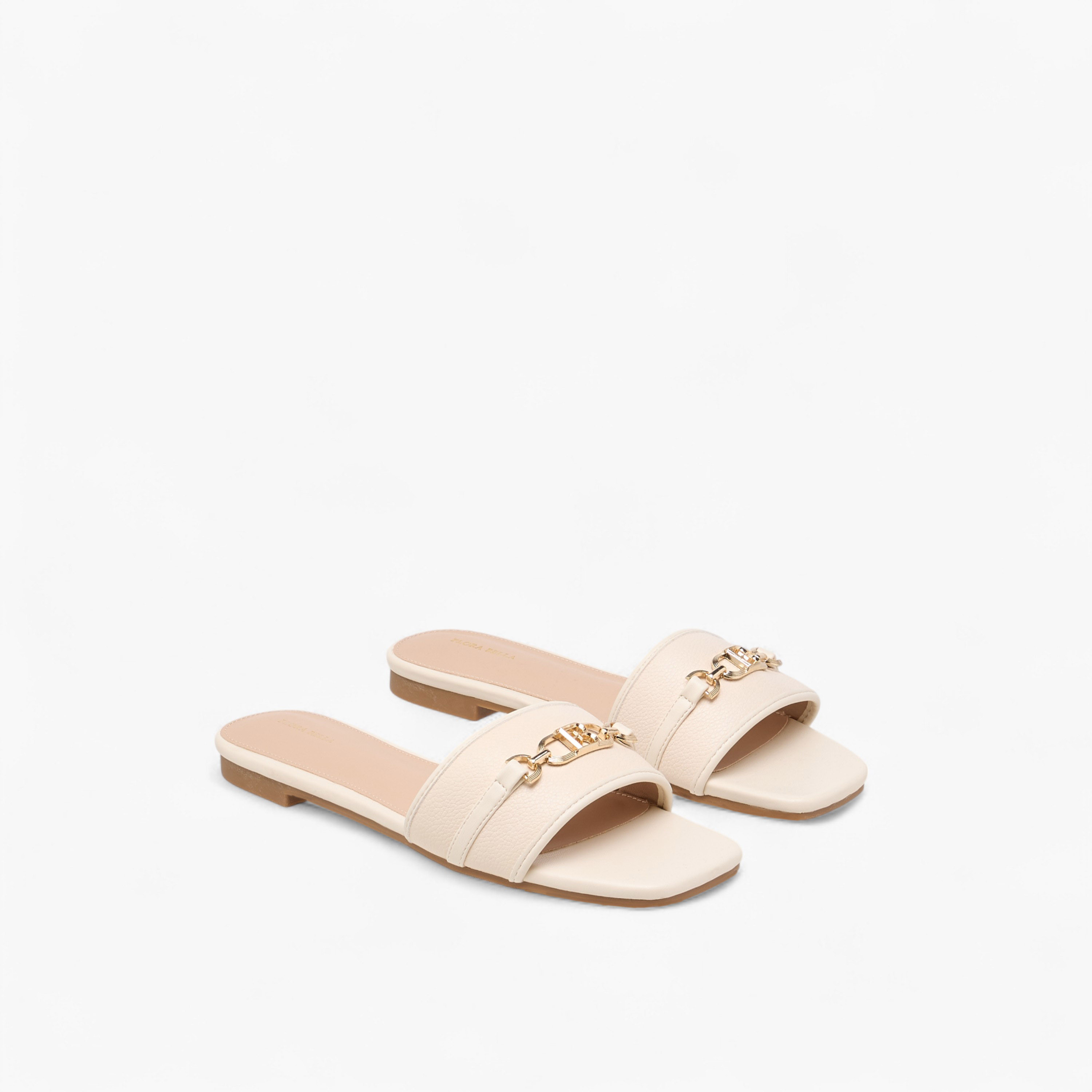 Flora Bella Metal Accent Slip-On Flat Sandals-women-shoes-flats-sandals-image-1