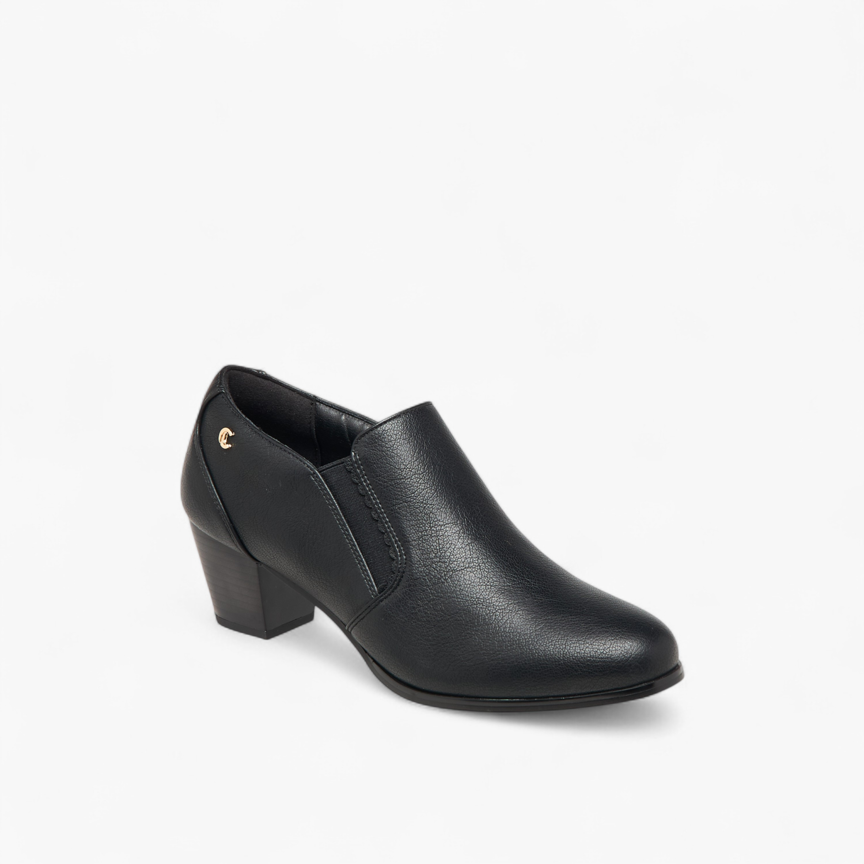 Le Confort Women's Low Ankle Block Heel Slip-On Boots-women-shoes-boots-image-2