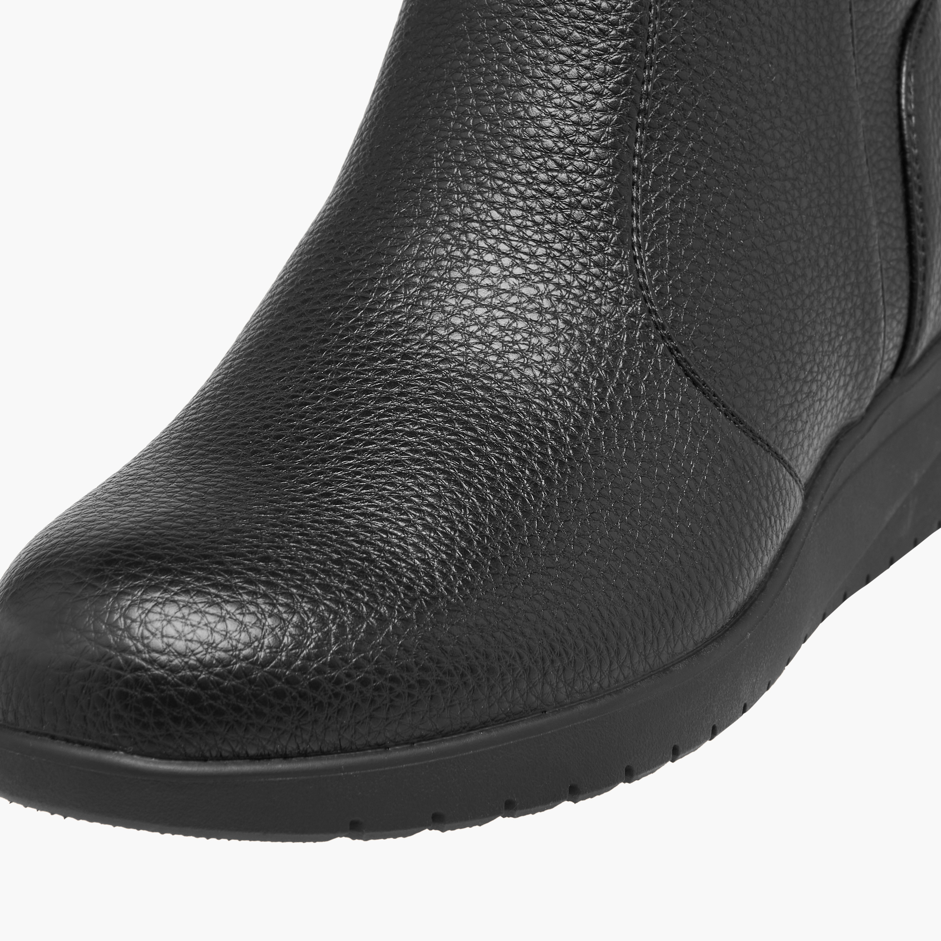 Le Confort Women's Fur Accent Ankle Boots-women-shoes-boots-image-4