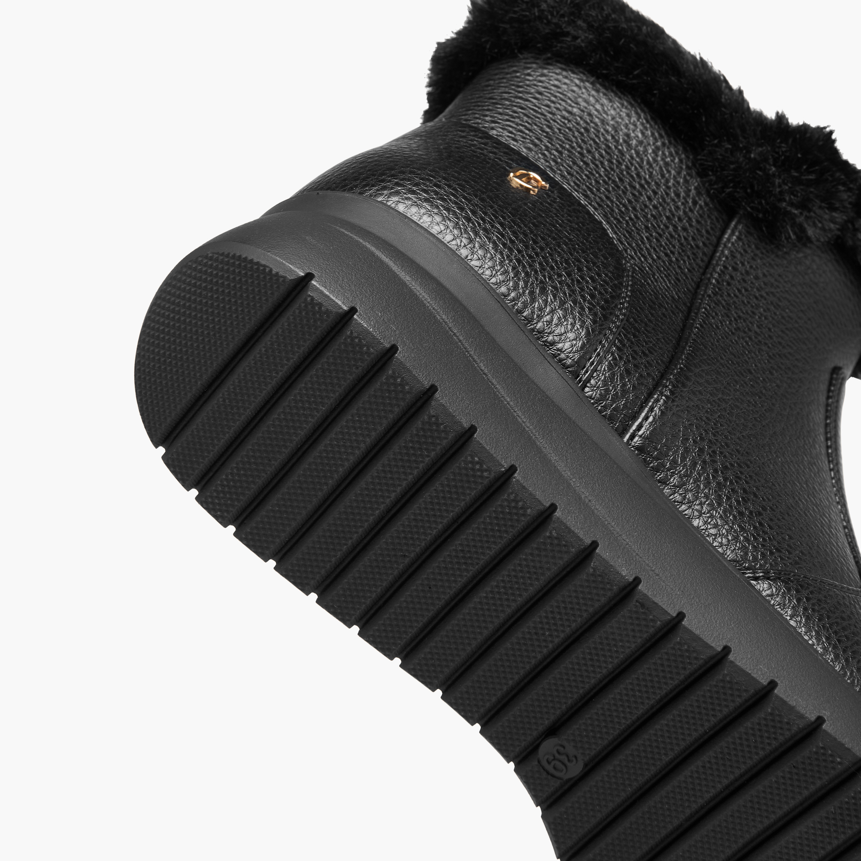 Le Confort Women's Fur Accent Ankle Boots-women-shoes-boots-image-6