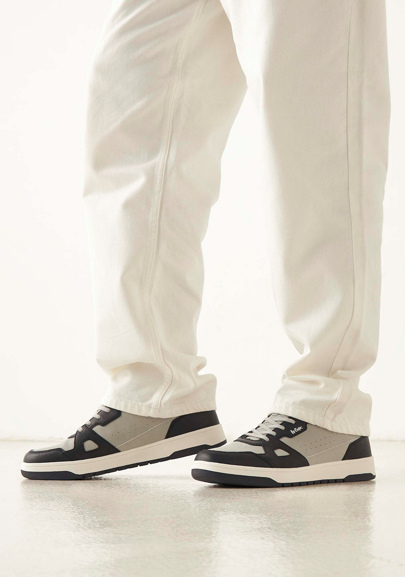 Lee Cooper Men's Colourblock Lace-Up Sneakers-Men%27s Sneakers-image-1