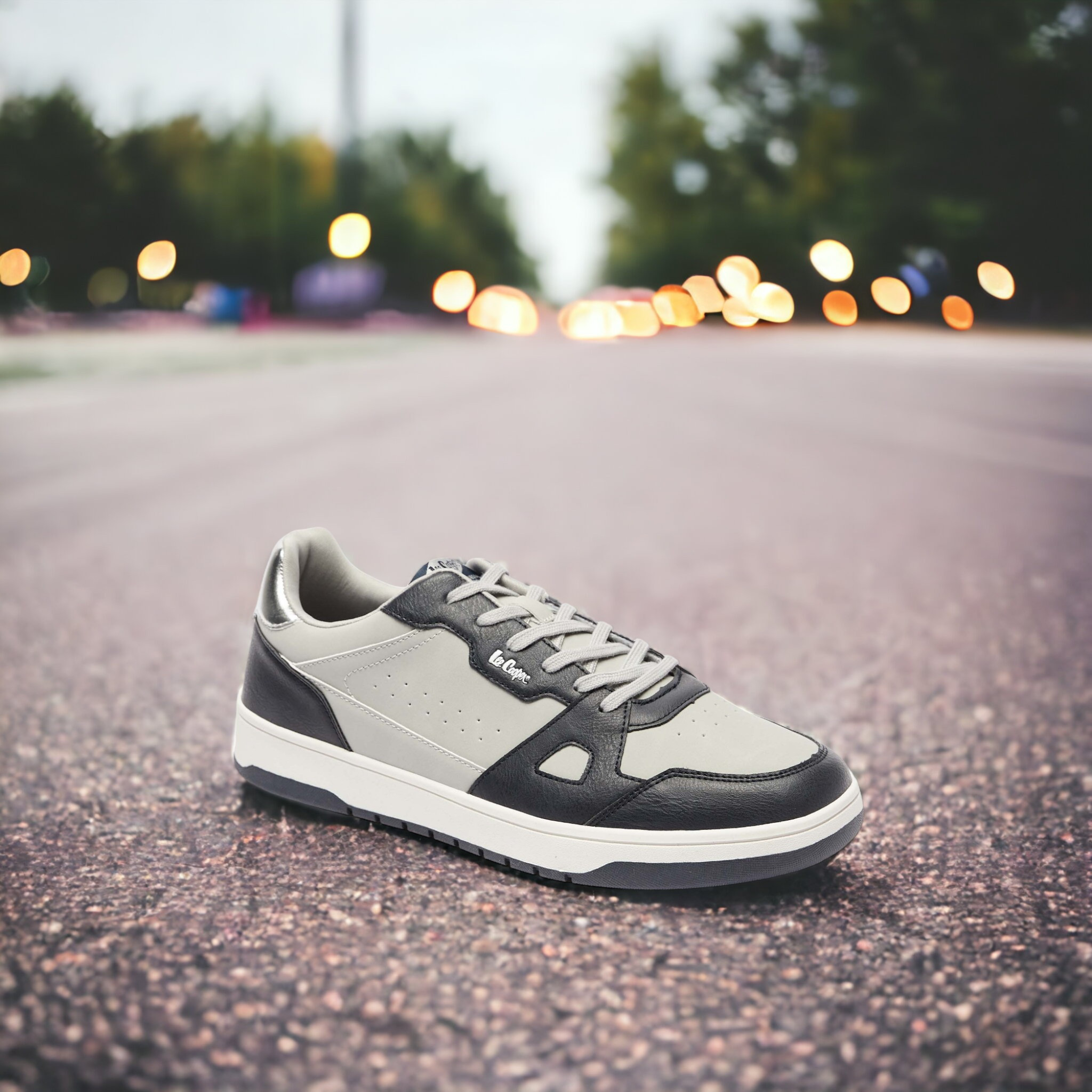 Buy Lee Cooper Men Grey & Blue Colorblocked Sneakers - Casual Shoes for Men  8465171 | Myntra