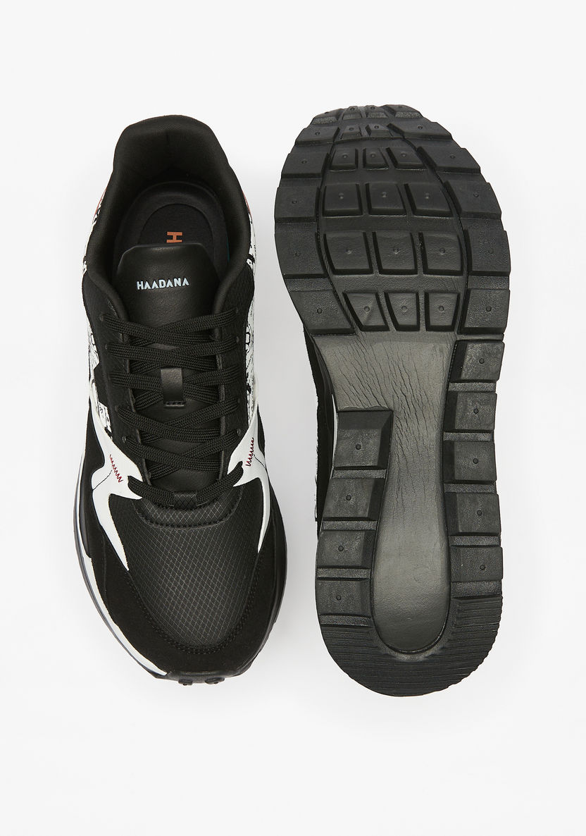 Haadana Panelled Lace-Up Sneakers-Men%27s Sneakers-image-6