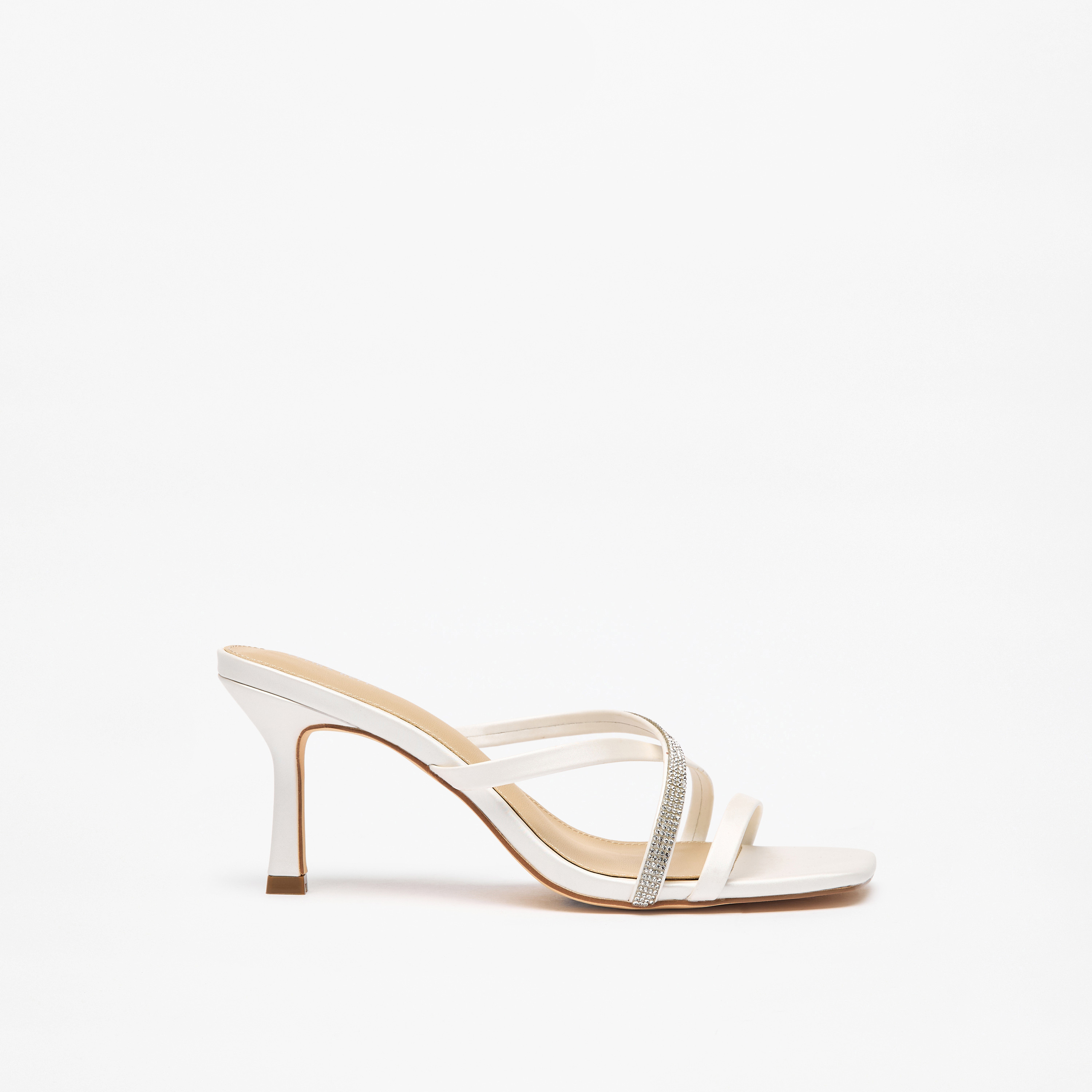 Flora Bella Embellished Cross Strap Slip-On Sandals with Flared Heels-women-shoes-sandals-heeled-image-3