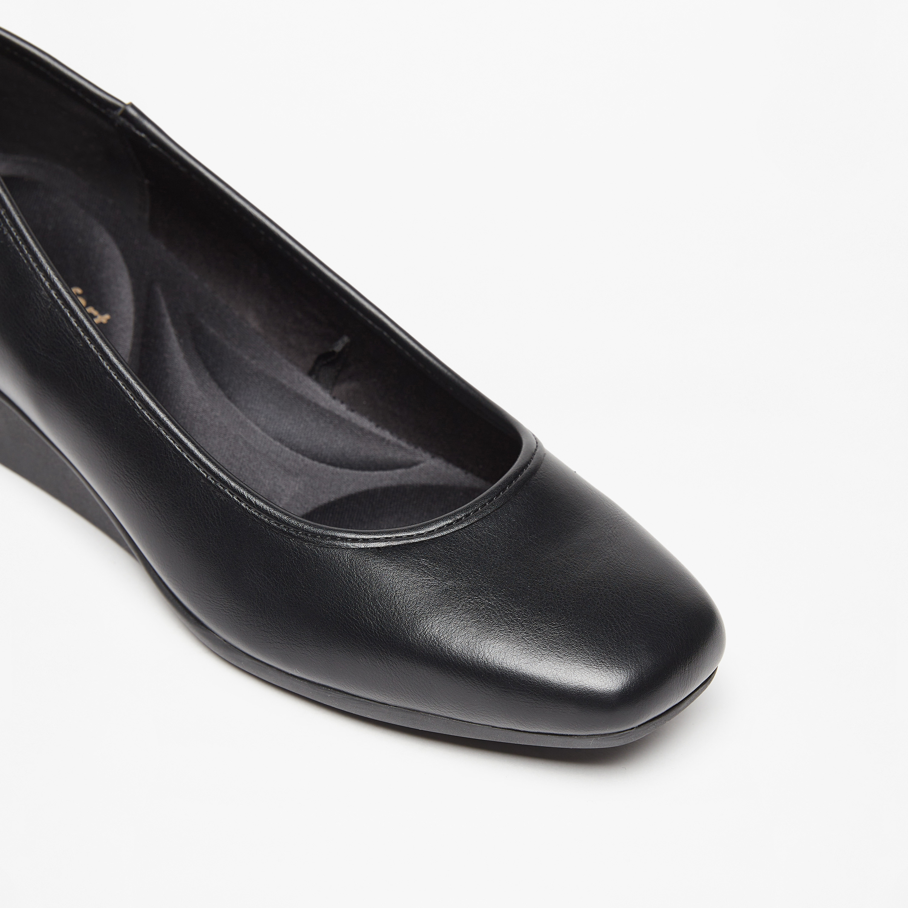 Le Confort Solid Slip-On Shoes with Wedge Heels-women-shoes-heels-image-5