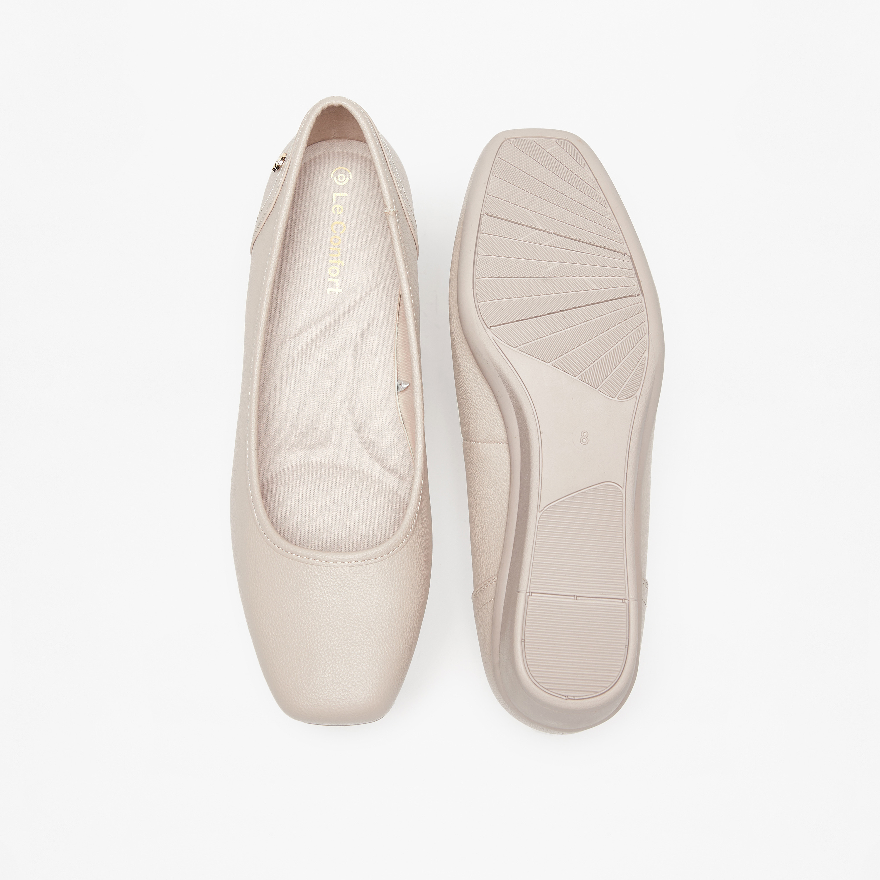 حذاء سادة سهل الارتداء بكعب ويدج من لو كونفورت-women-shoes-heels-image-4