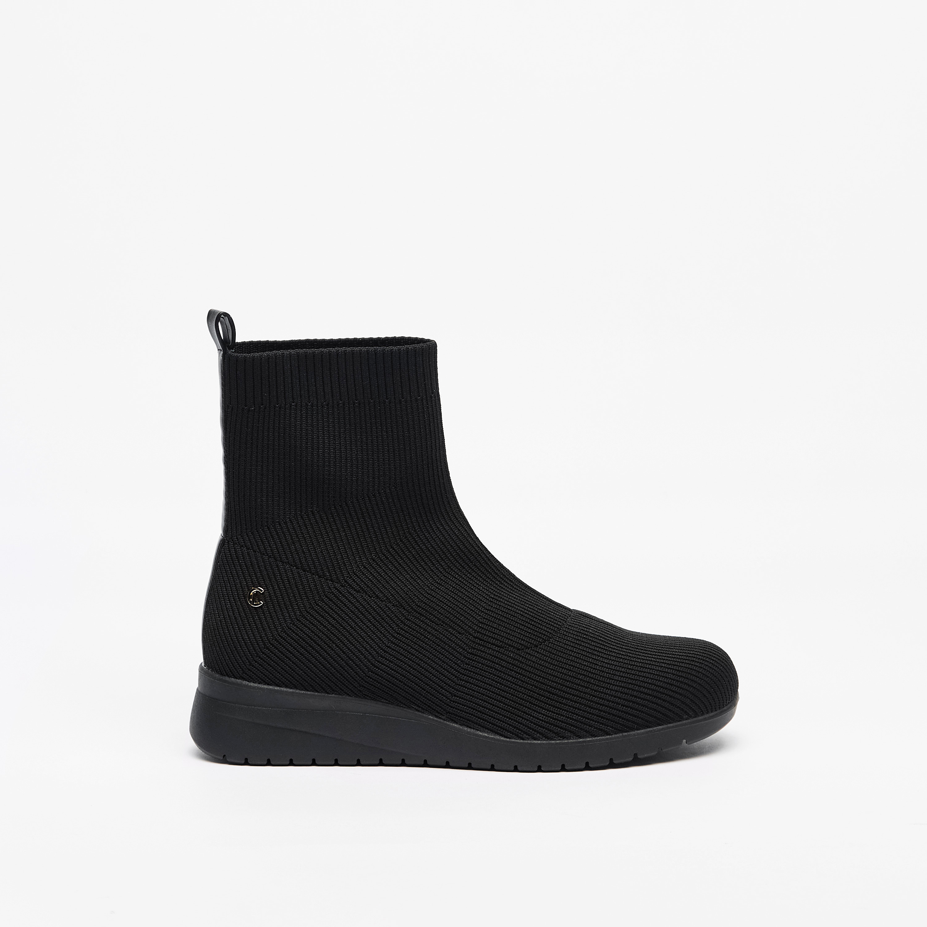 بوت بارز الملمس وسهل الارتداء للكاحل من لو كونفورت-women-shoes-boots-image-3