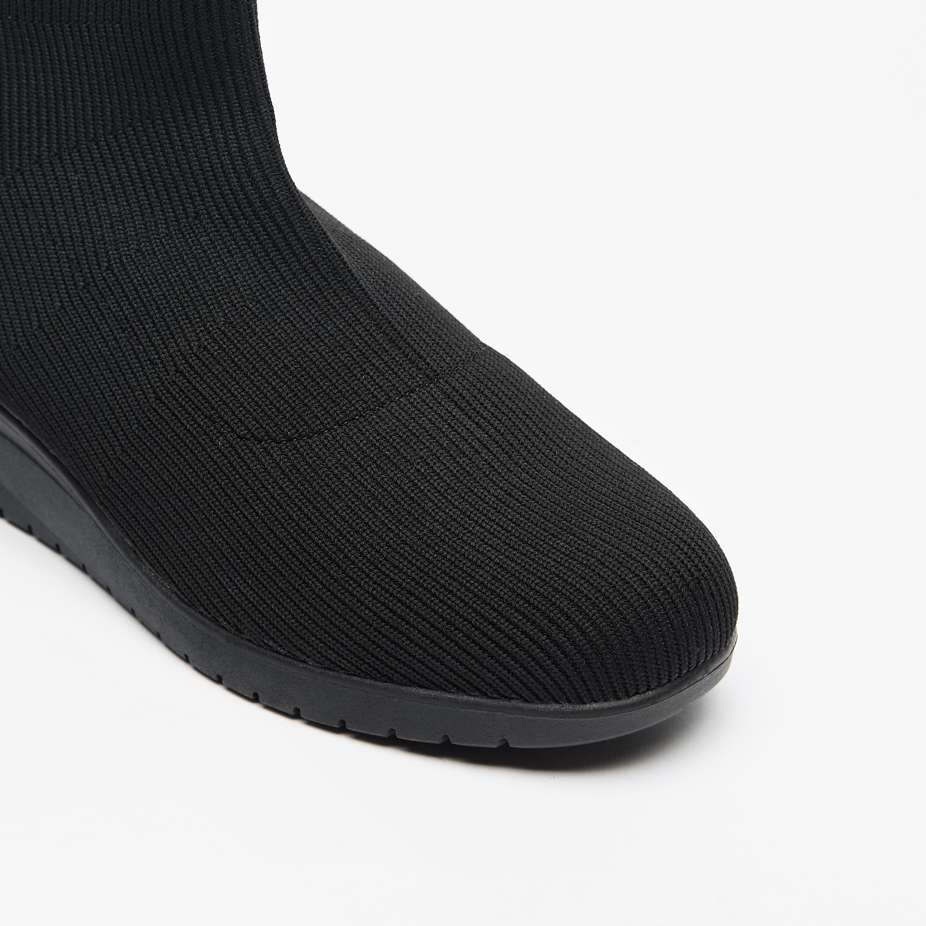 Le Confort Textured Slip-On Ankle Boots-women-shoes-boots-image-5