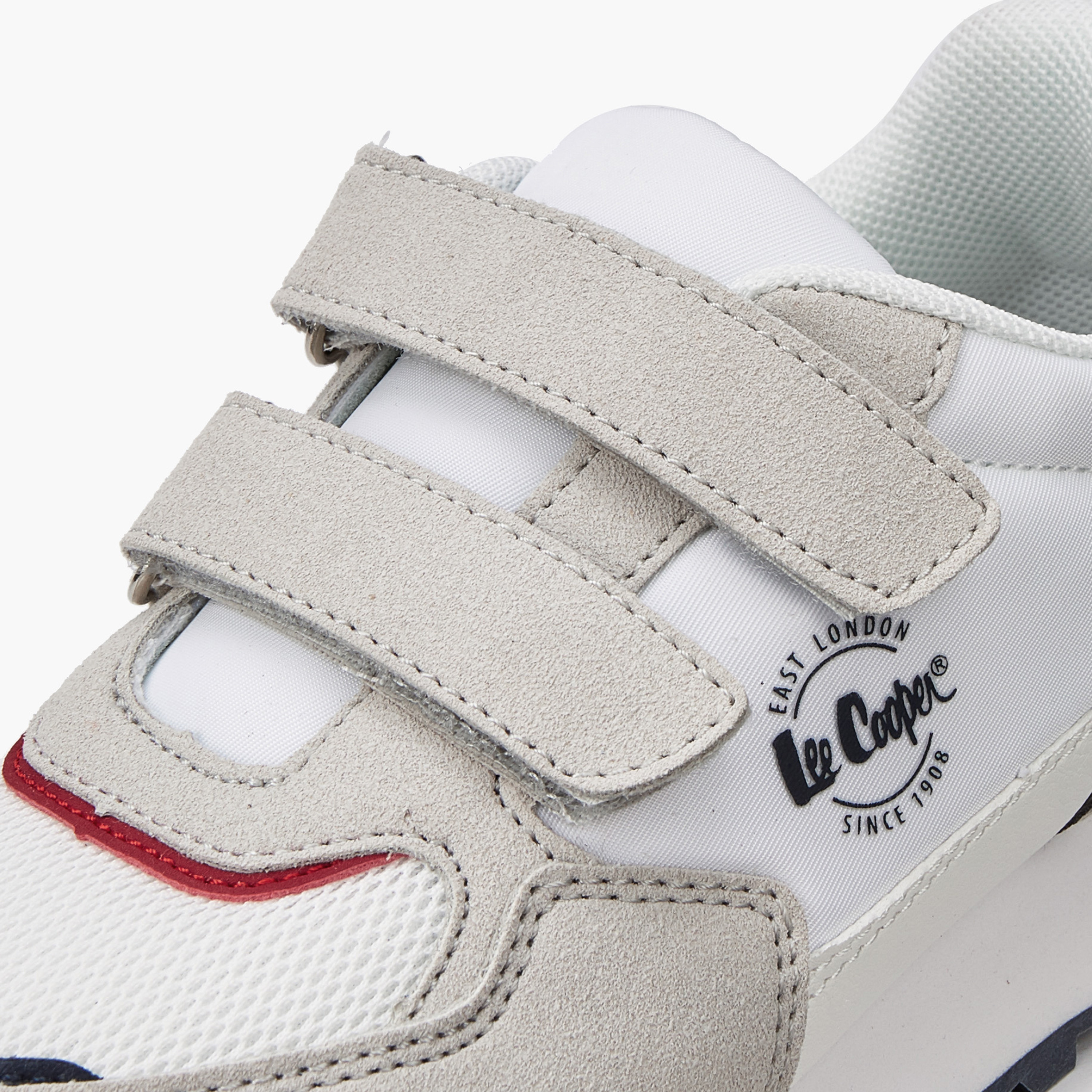Lee Cooper Boys' Colourblock Sneakers with Hook and Loop Closure-boys-shoes-sneakers-image-5