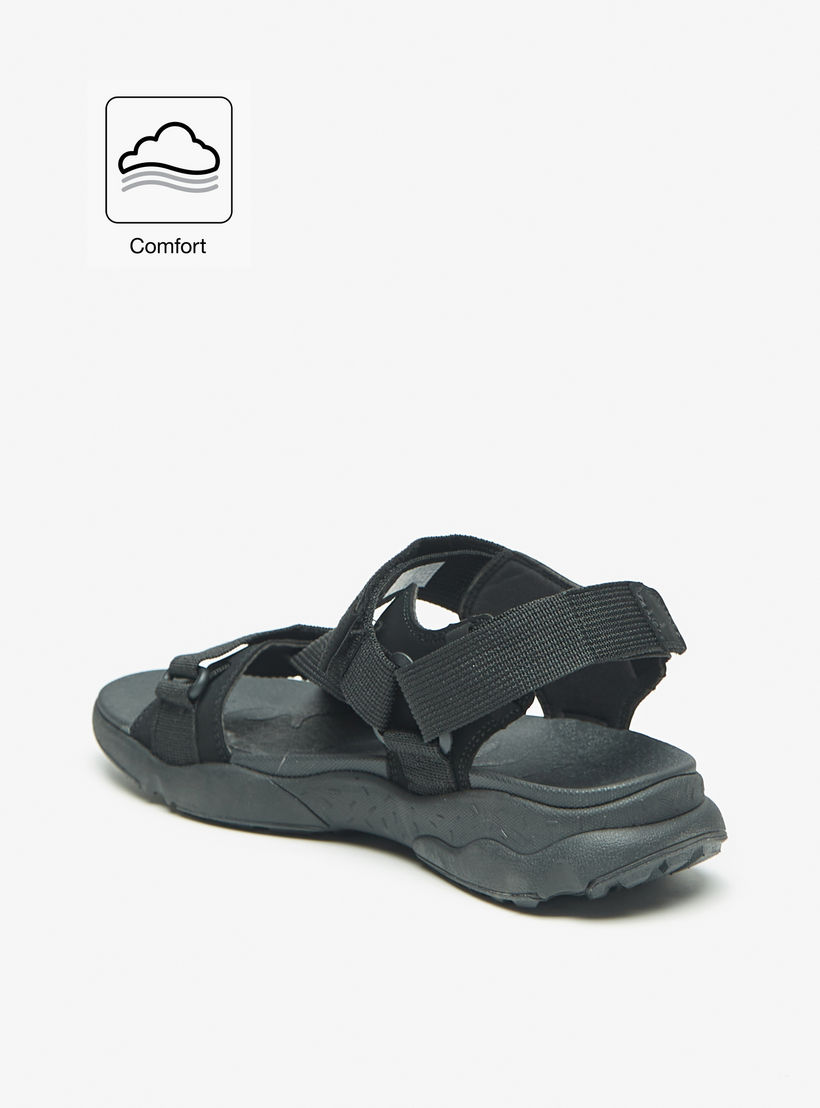 صندل خفيف مريح بارز الملمس بشريط إغلاق لاصق من لوكونفورت-men-shoes-sandals-image-2