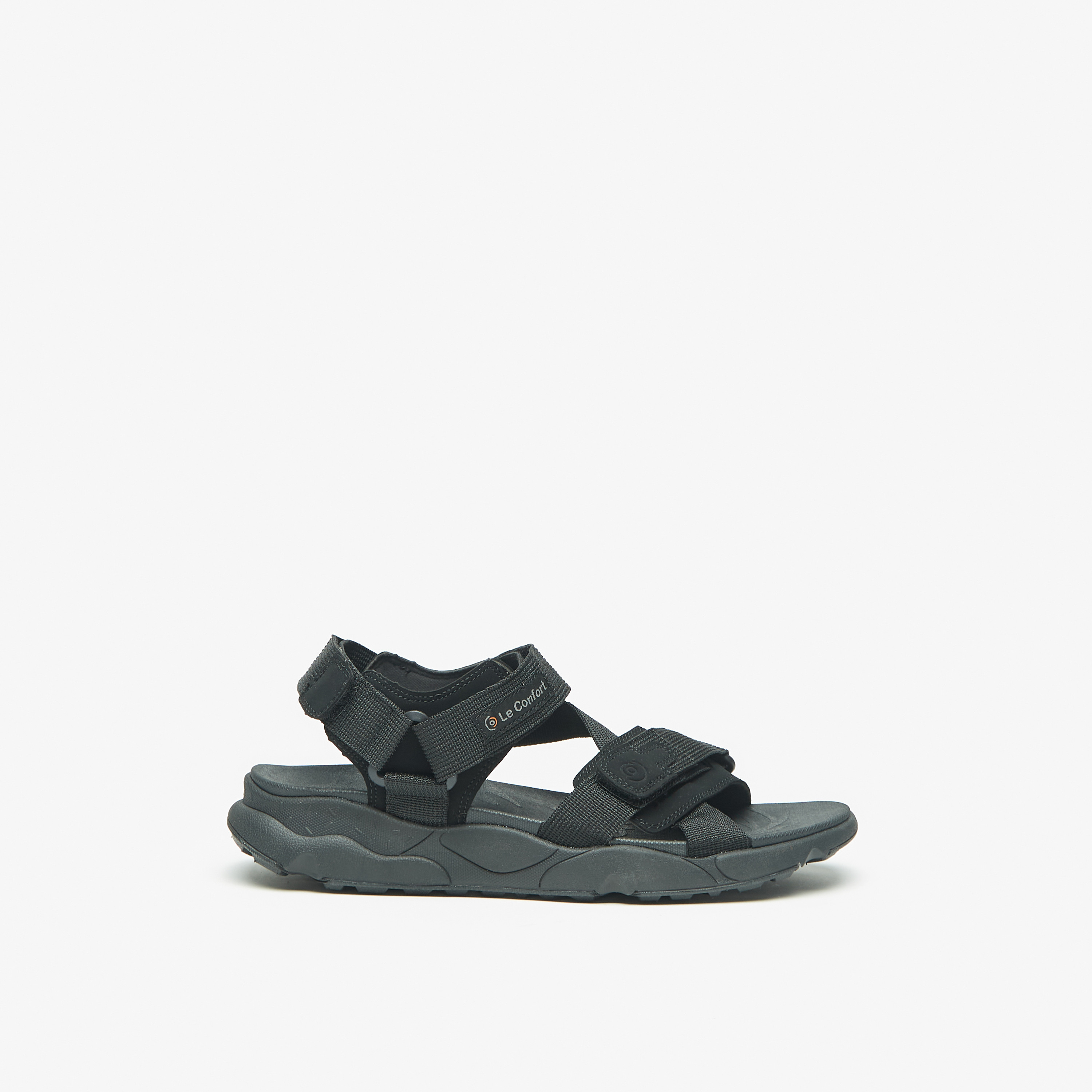 صندل خفيف مريح بارز الملمس بشريط إغلاق لاصق من لوكونفورت-men-shoes-sandals-image-3