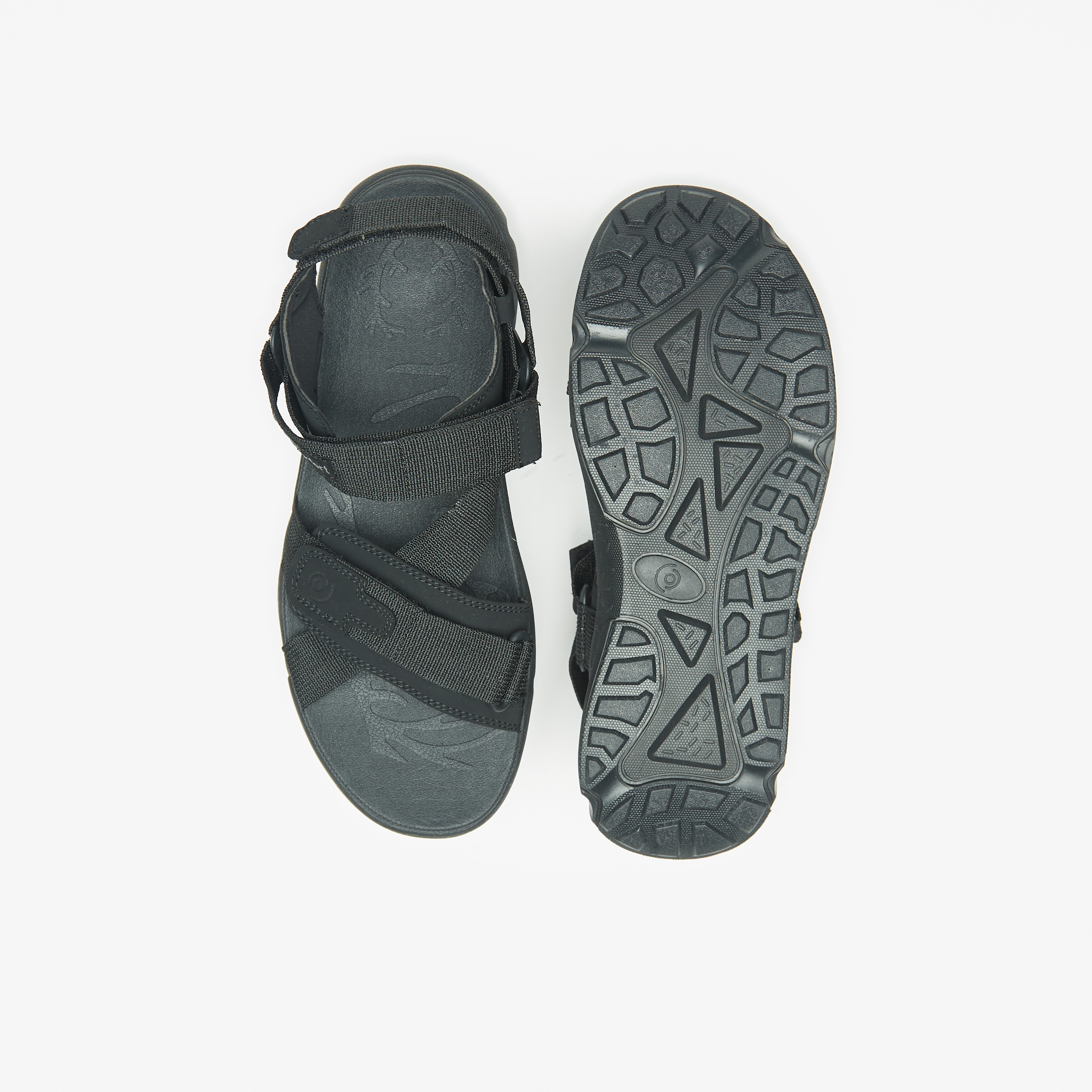 صندل خفيف مريح بارز الملمس بشريط إغلاق لاصق من لوكونفورت-men-shoes-sandals-image-4