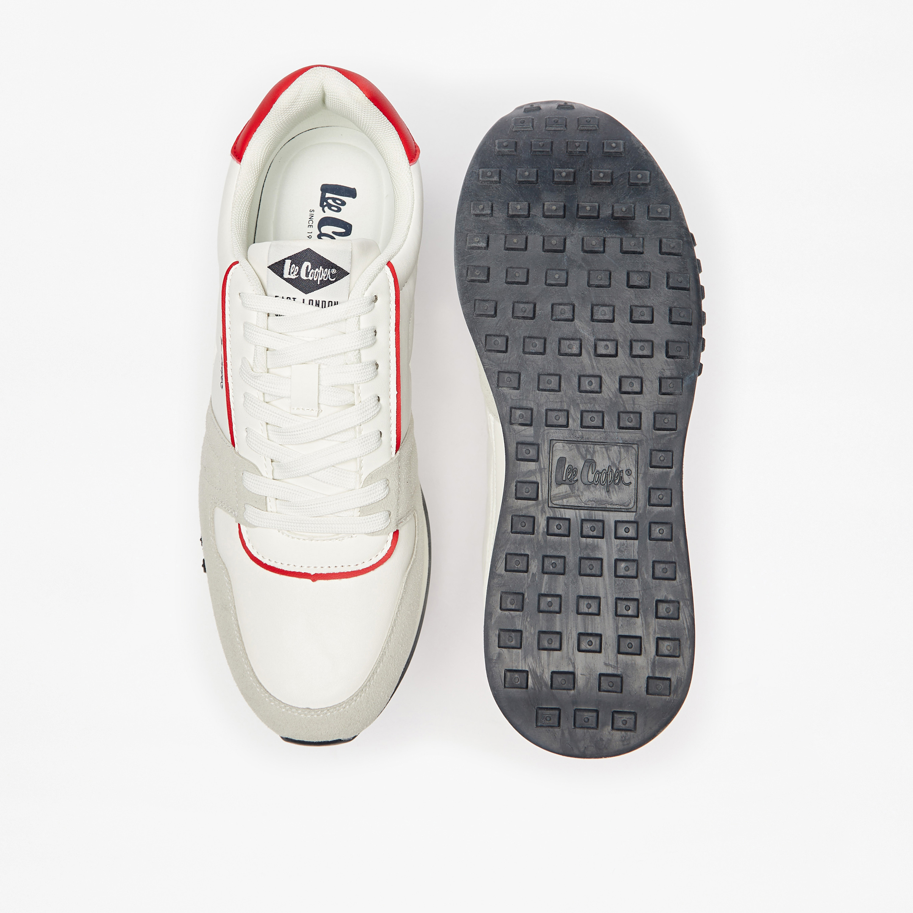 حذاء سنيكرز بتفاصيل شعار ورباط إغلاق للرجال من لي كوبر-men-shoes-sneakers-image-9