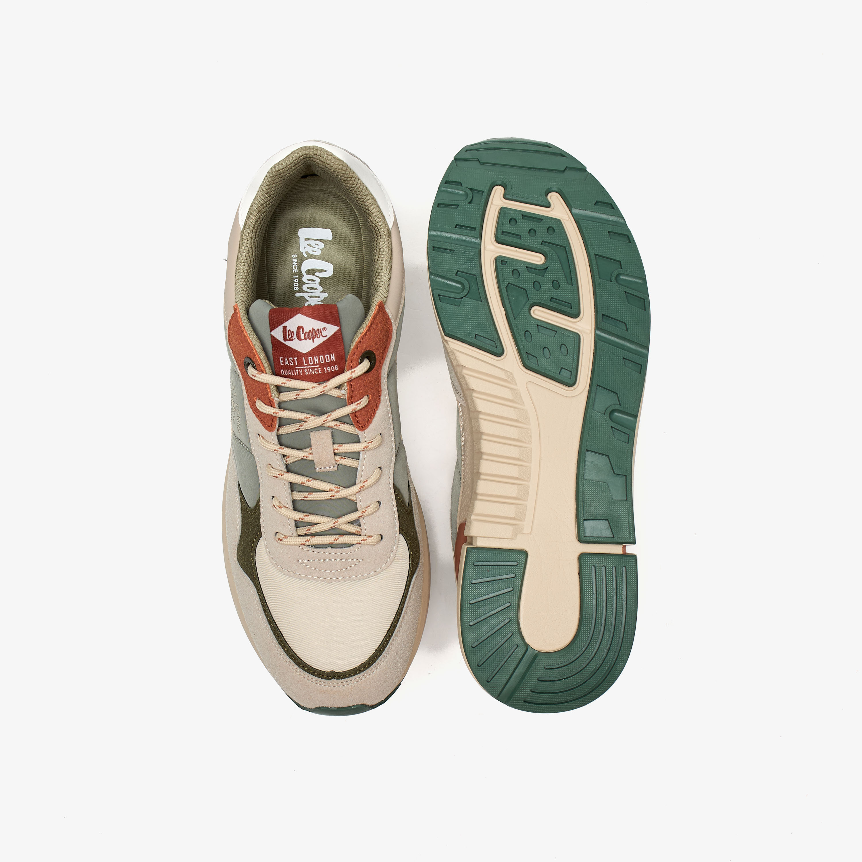 حذاء سنيكرز بقوالب ملوّنة ورباط إغلاق للرجال من لي كوبر-men-shoes-sneakers-image-4