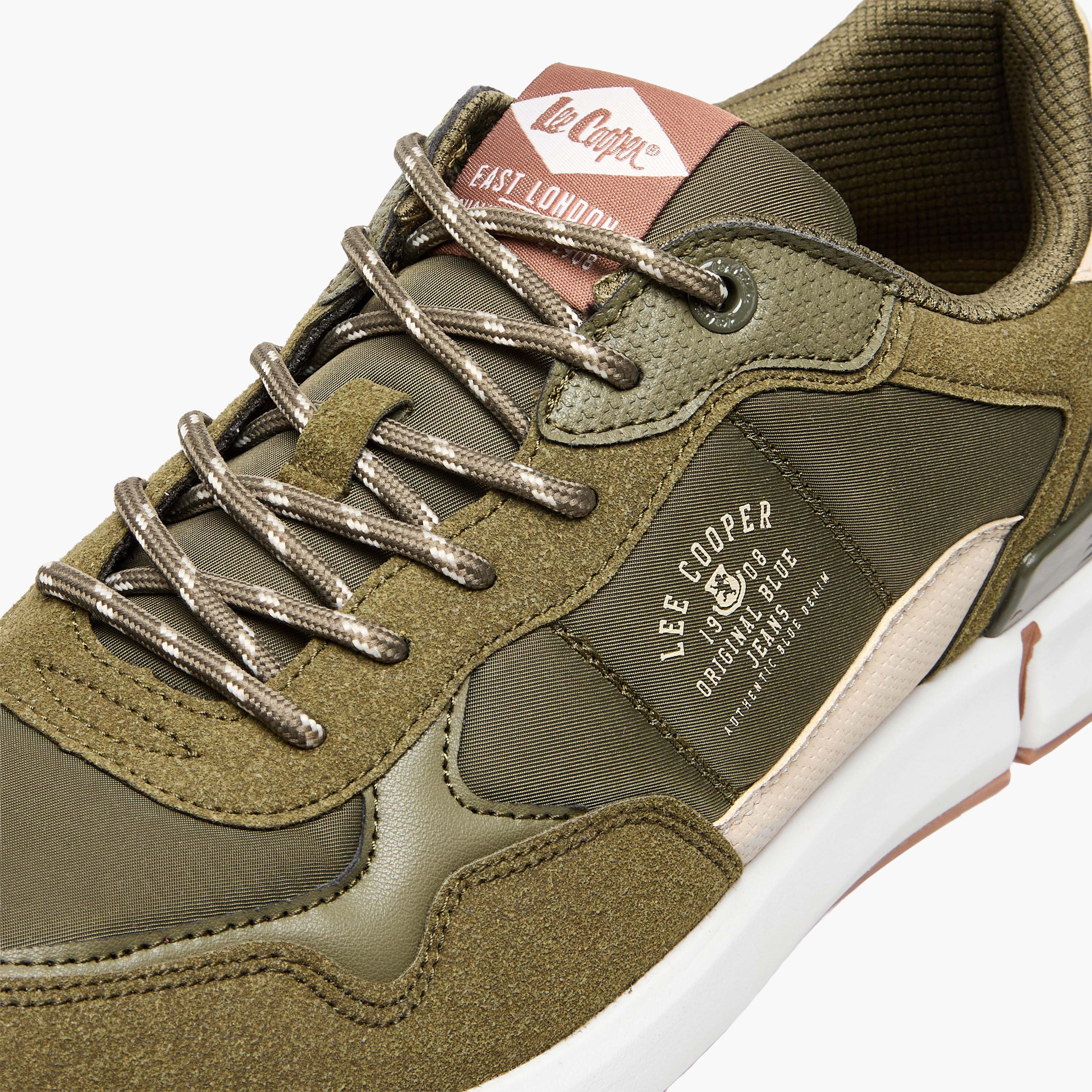 Lee Cooper Men's Colourblock Sneakers with Lace-Up Closure-men-shoes-sneakers-image-6