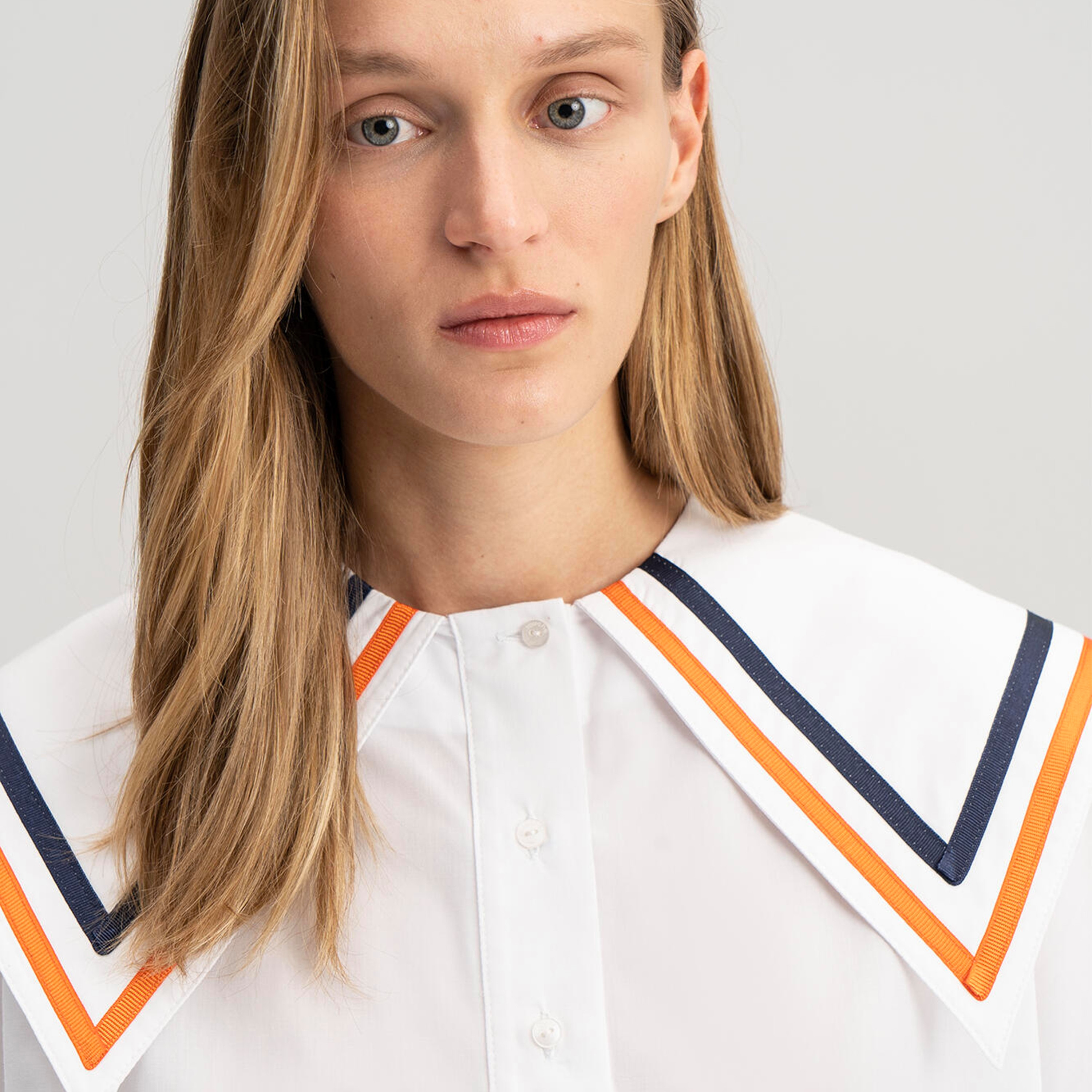 تونك بأكمام طويلة وياقة بيتر بان سادة من توش بريف-women-clothing-shirtsandblouses-blouses-image-3