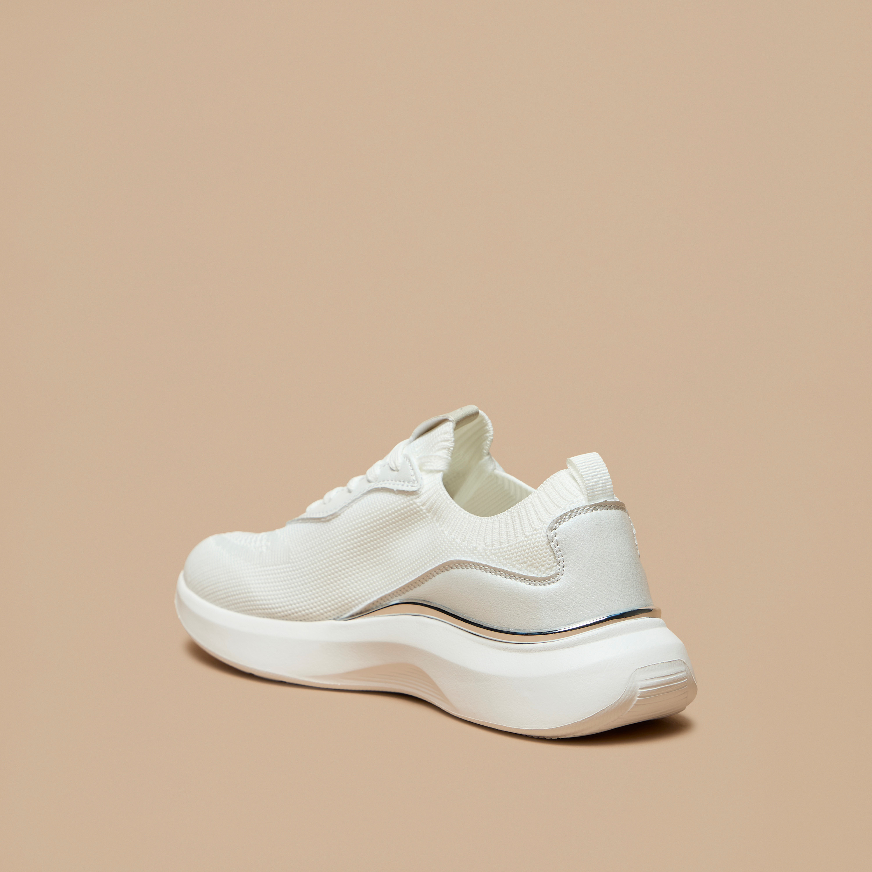 Celeste Women's Panelled Low Ankle Sneakers with Lace-Up Closure-women-shoes-sneakers-image-2