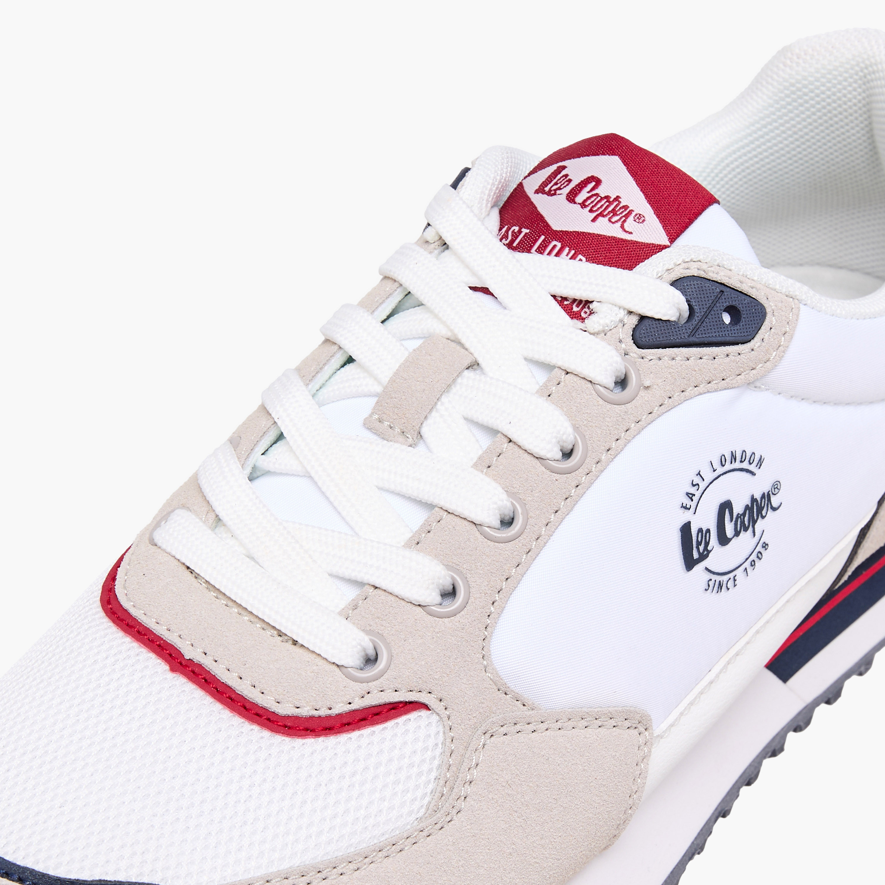 Lee Cooper Women's Logo Print Sneakers with Lace-Up Closure-women-shoes-sneakers-image-4