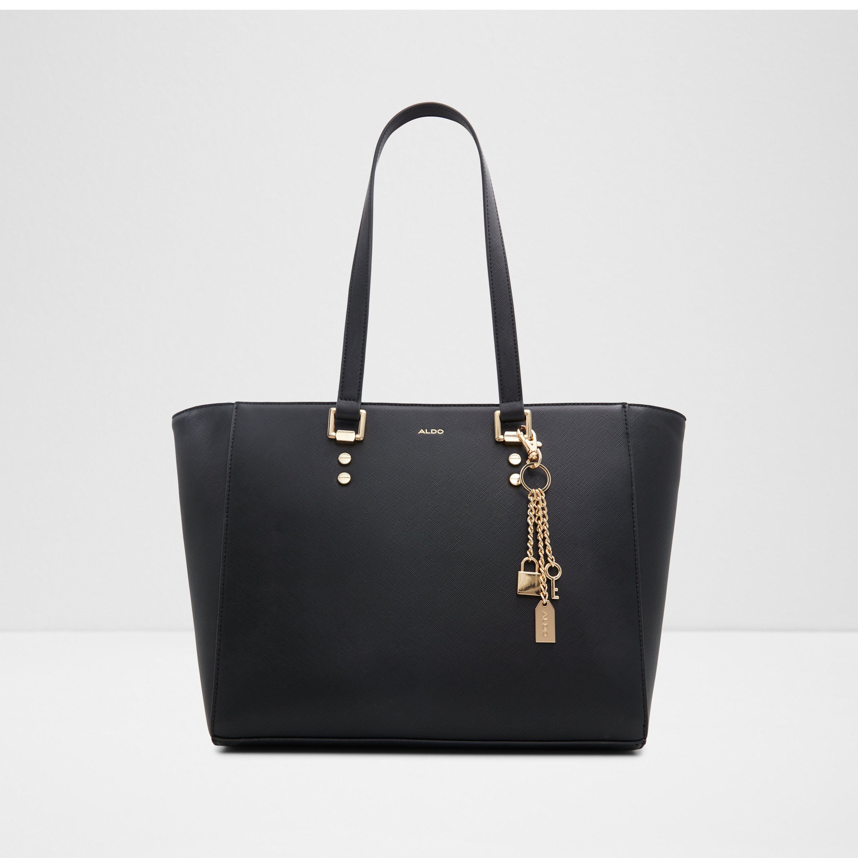 Aldo Winta Plain Top Handle Tote Bag with Key Chain