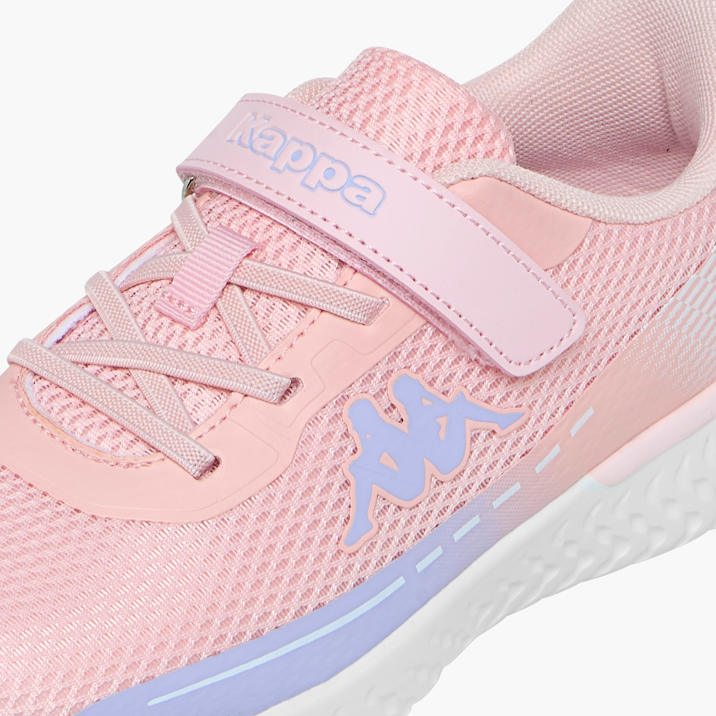 Kappa Girls Panelled Hook & Loop Breathable Walking Shoes-girls-shoes-sports-image-4