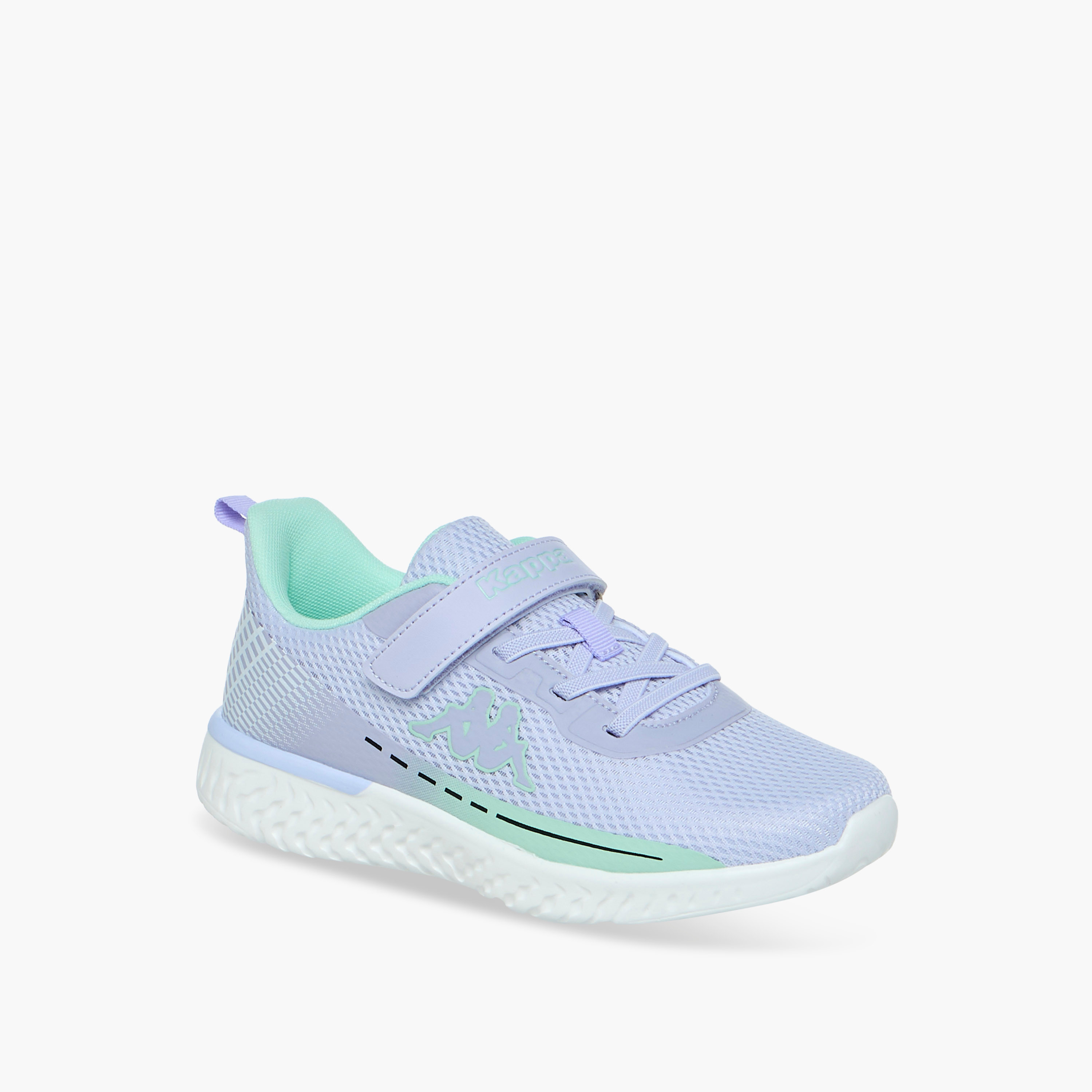 Kappa Girls Panelled Hook & Loop Breathable Walking Shoes-girls-shoes-sports-image-2