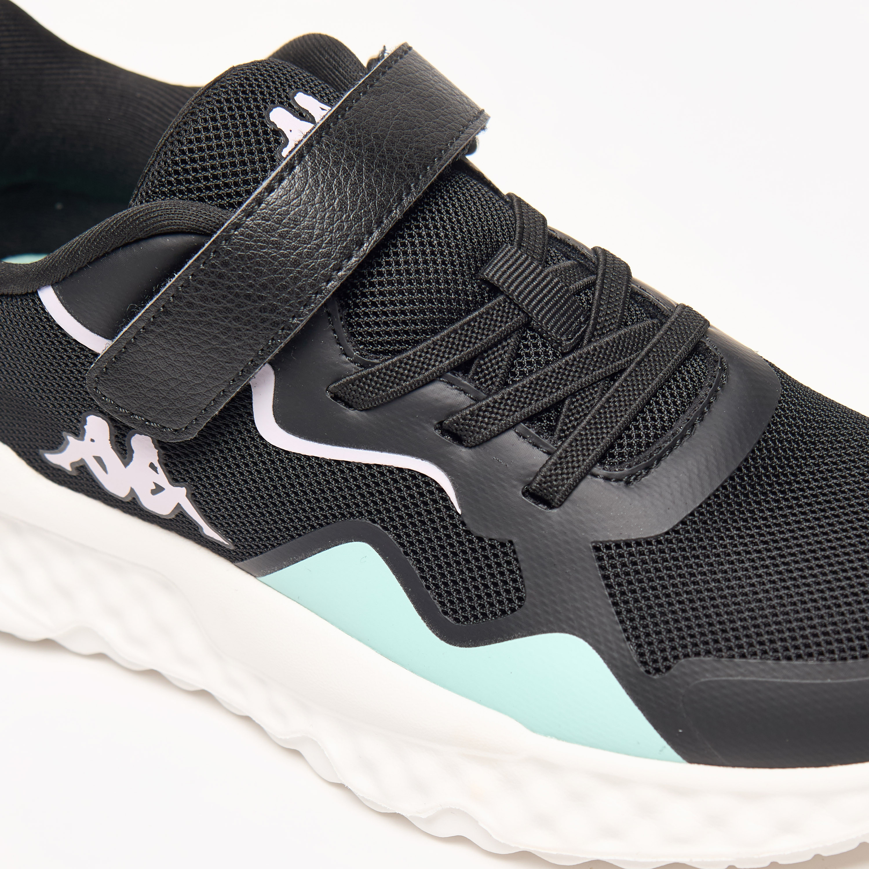 Kappa Girls' Logo Detail Sports Shoes with Hook and Loop Closure-girls-shoes-sneakers-image-10