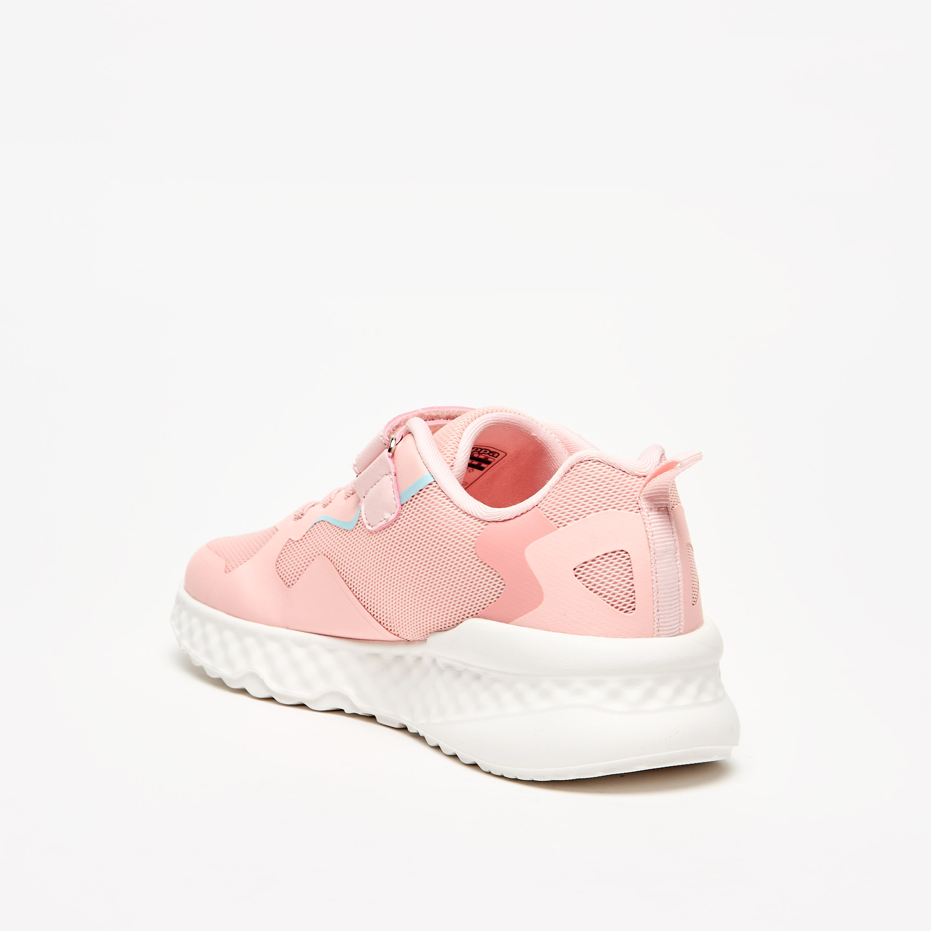 Kappa Girls' Logo Detail Sports Shoes with Hook and Loop Closure-girls-shoes-sneakers-image-2