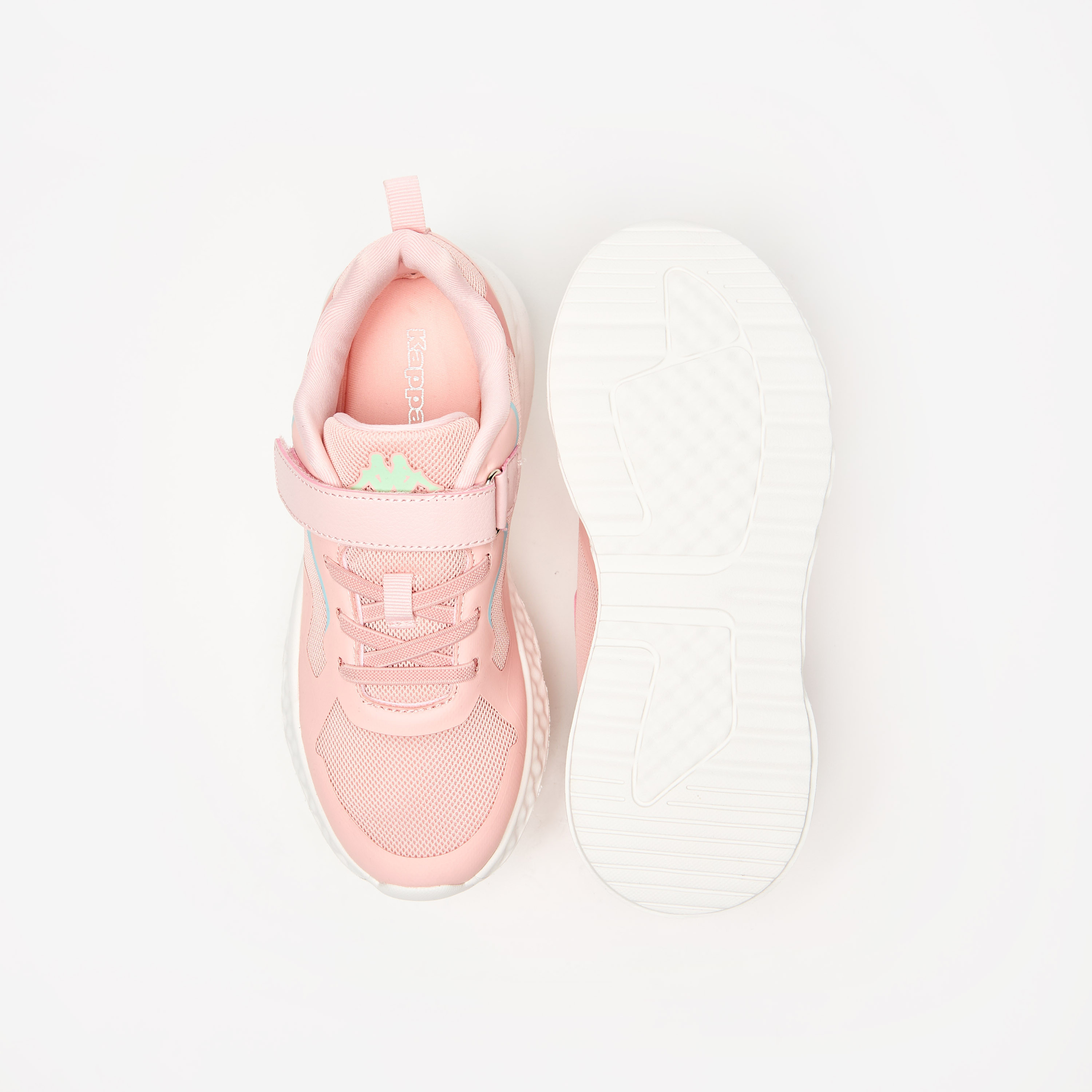 Kappa Girls' Logo Detail Sports Shoes with Hook and Loop Closure-girls-shoes-sneakers-image-4