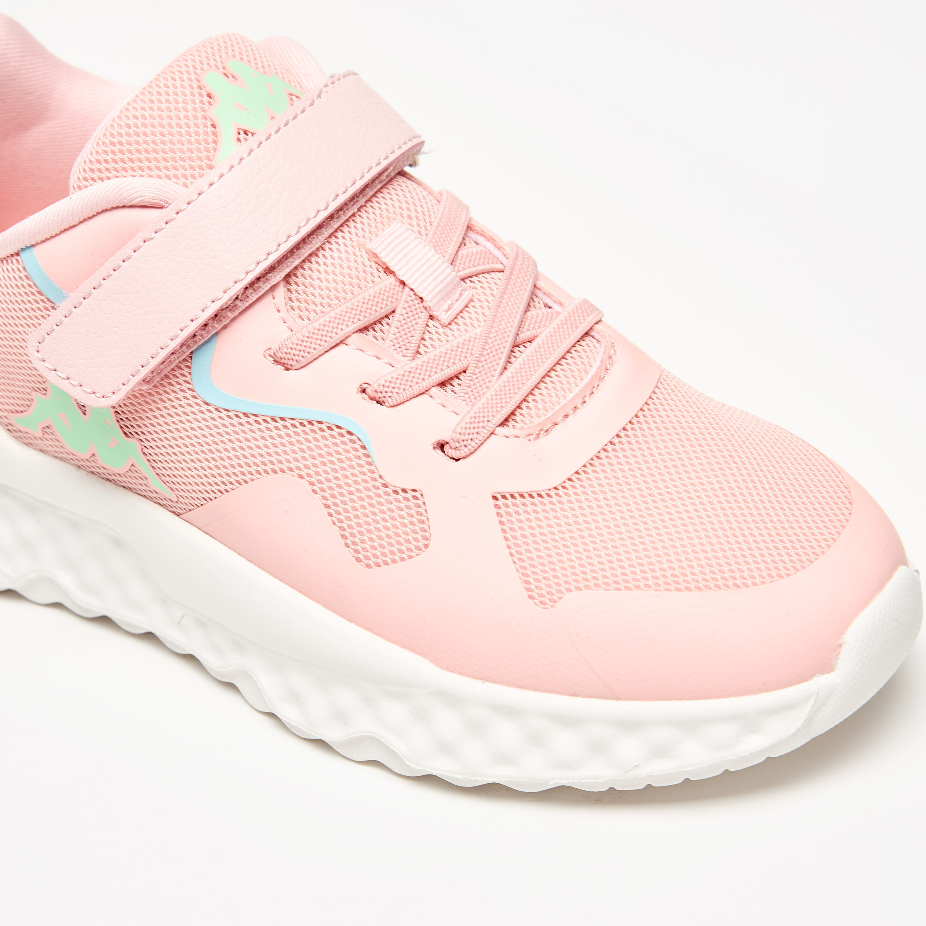 Kappa Girls' Logo Detail Sports Shoes with Hook and Loop Closure-girls-shoes-sneakers-image-5