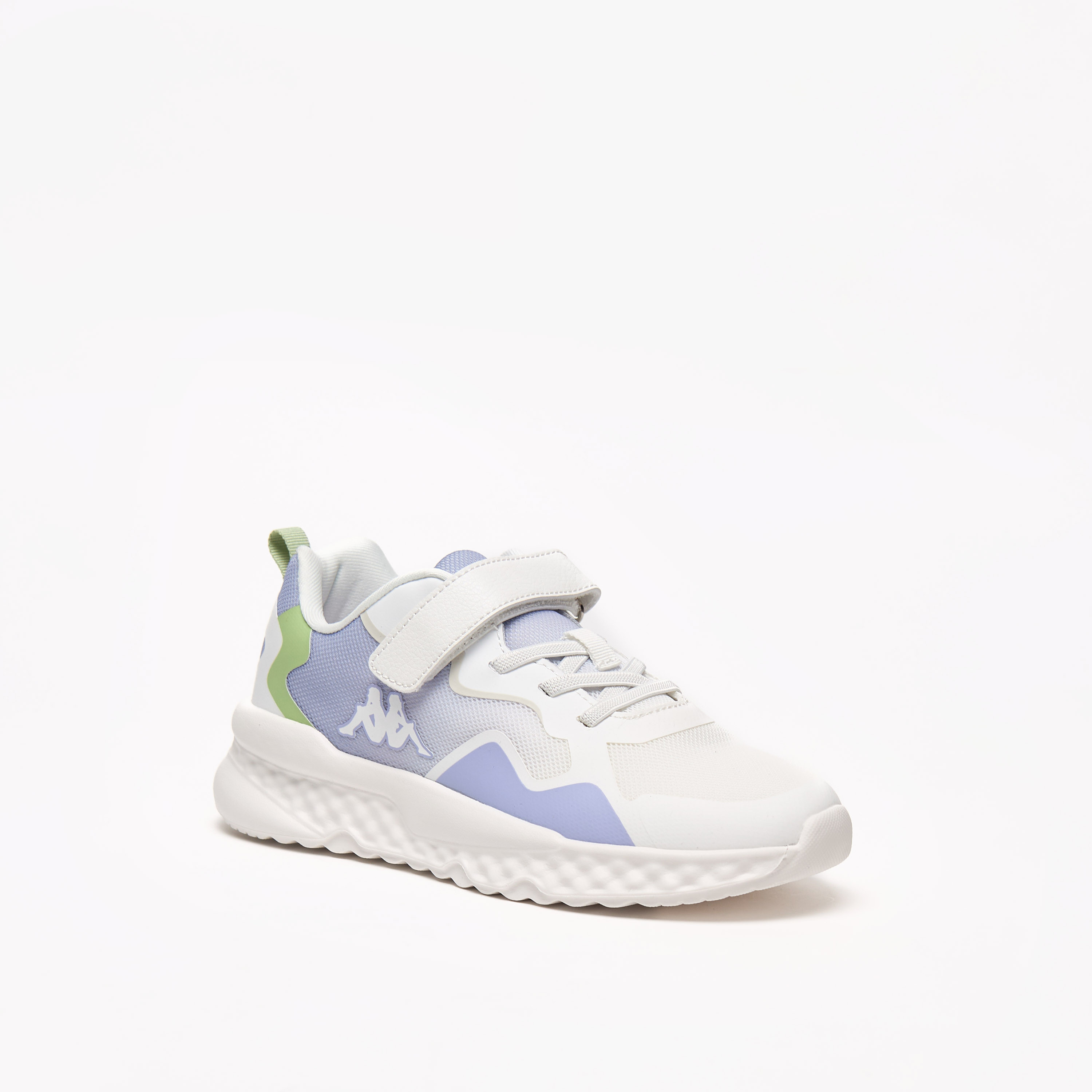 Kappa Girls' Logo Detail Sports Shoes with Hook and Loop Closure-girls-shoes-sneakers-image-11