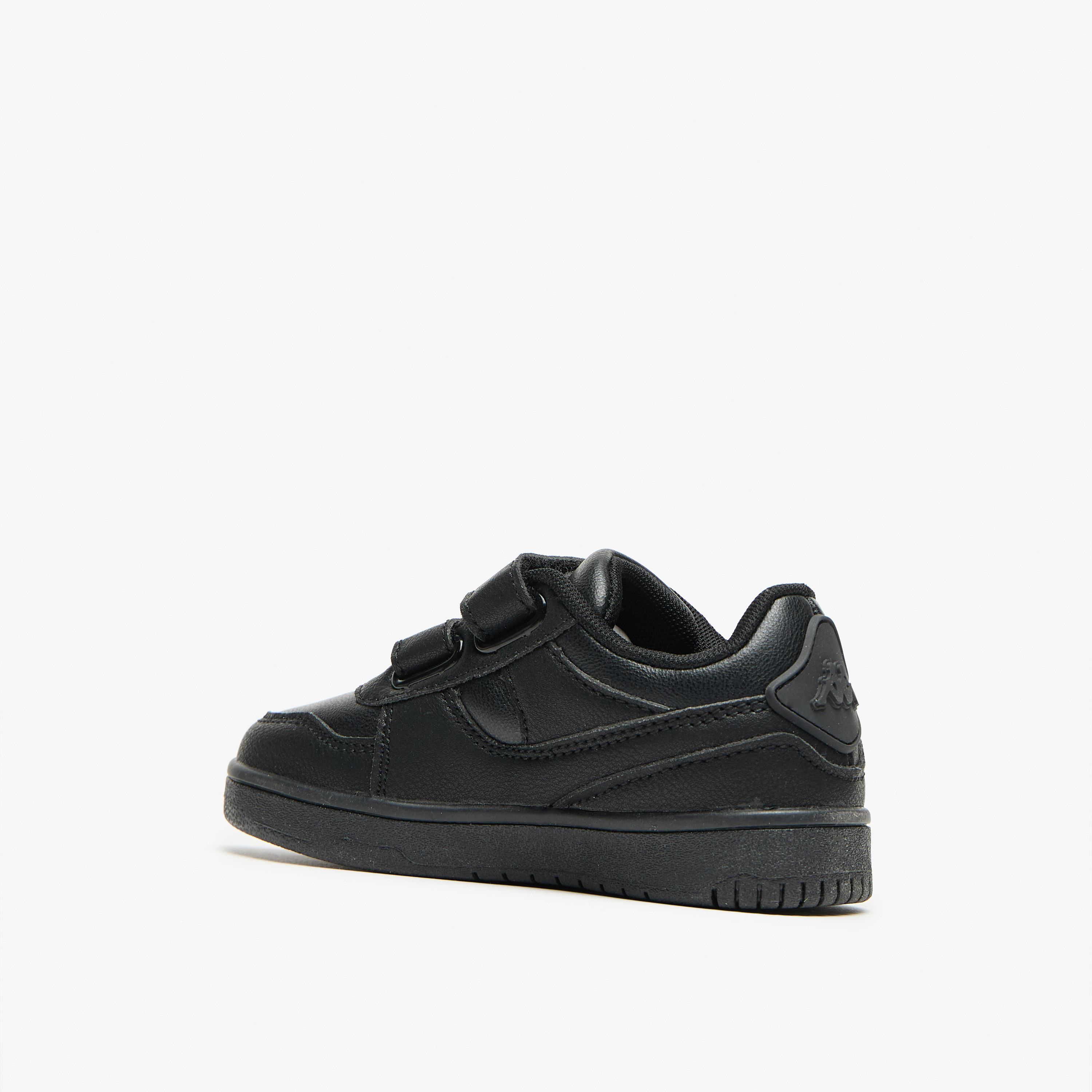 Kappa Kids Panelled School Shoes with Hook and Loop Closure-girls-shoes-schoolshoes-image-2