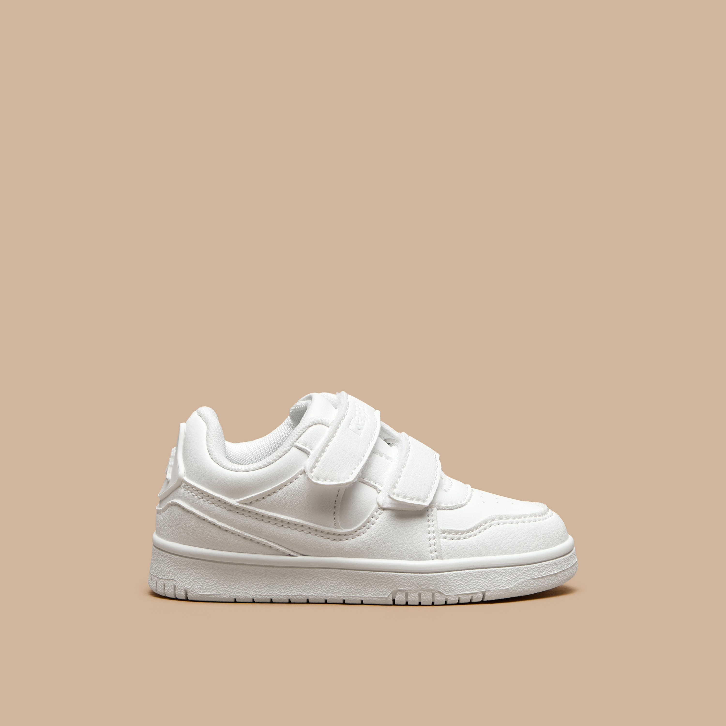Kappa Kids Panelled School Shoes with Hook and Loop Closure-girls-shoes-schoolshoes-image-3