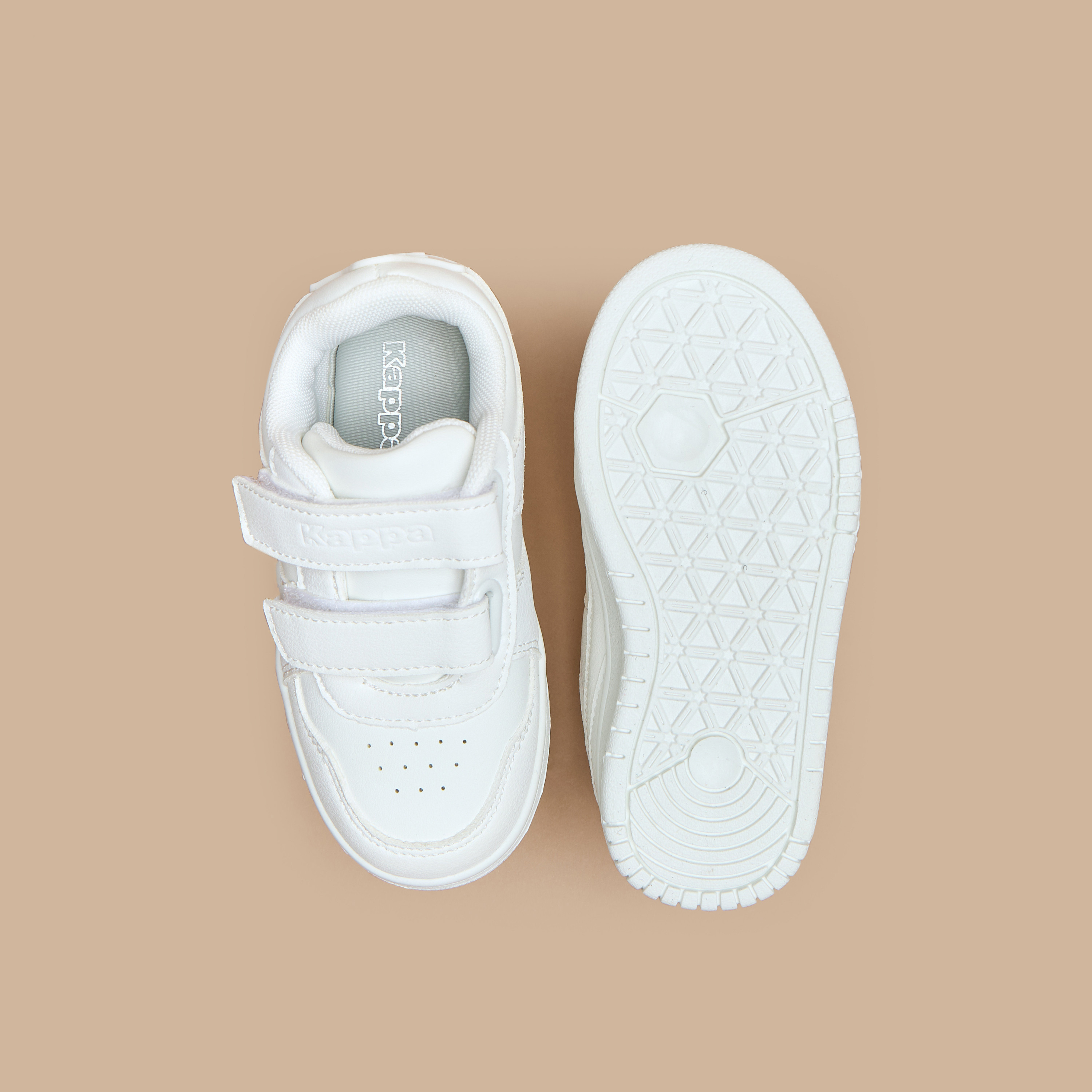 Kappa Kids Panelled School Shoes with Hook and Loop Closure-girls-shoes-schoolshoes-image-4