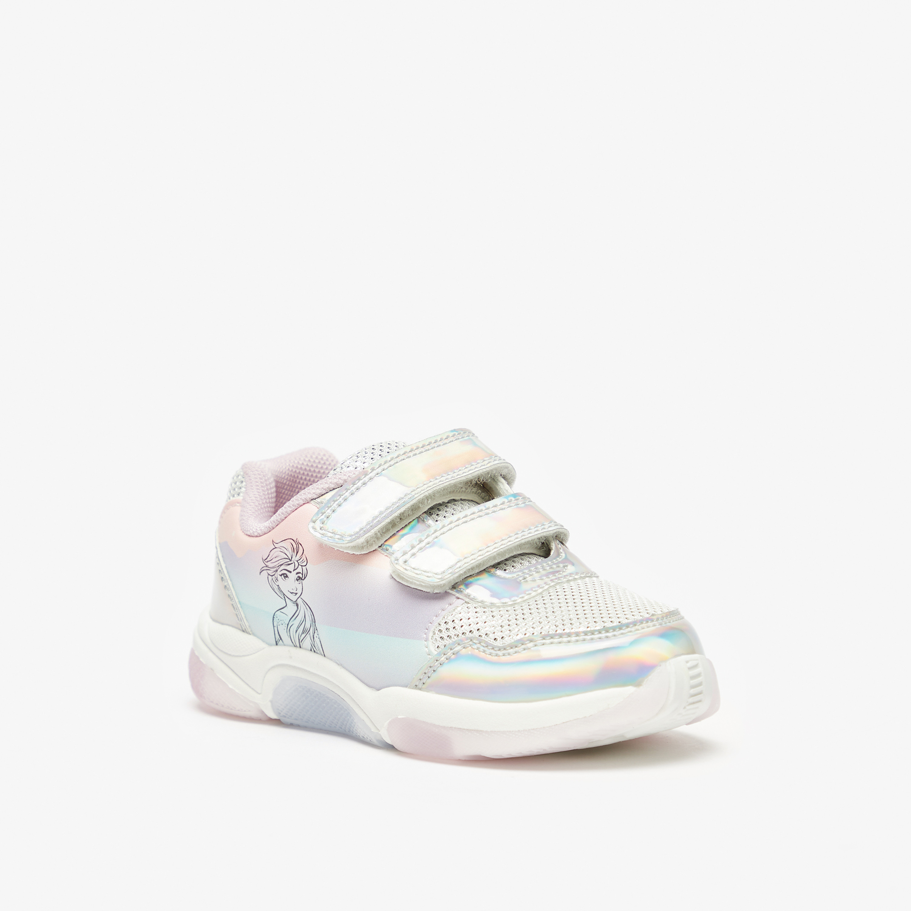 حذاء رياضي مضيء بخطاف وحلقة للإغلاق من ديزني فروزن-girls-shoes-sneakers-image-1