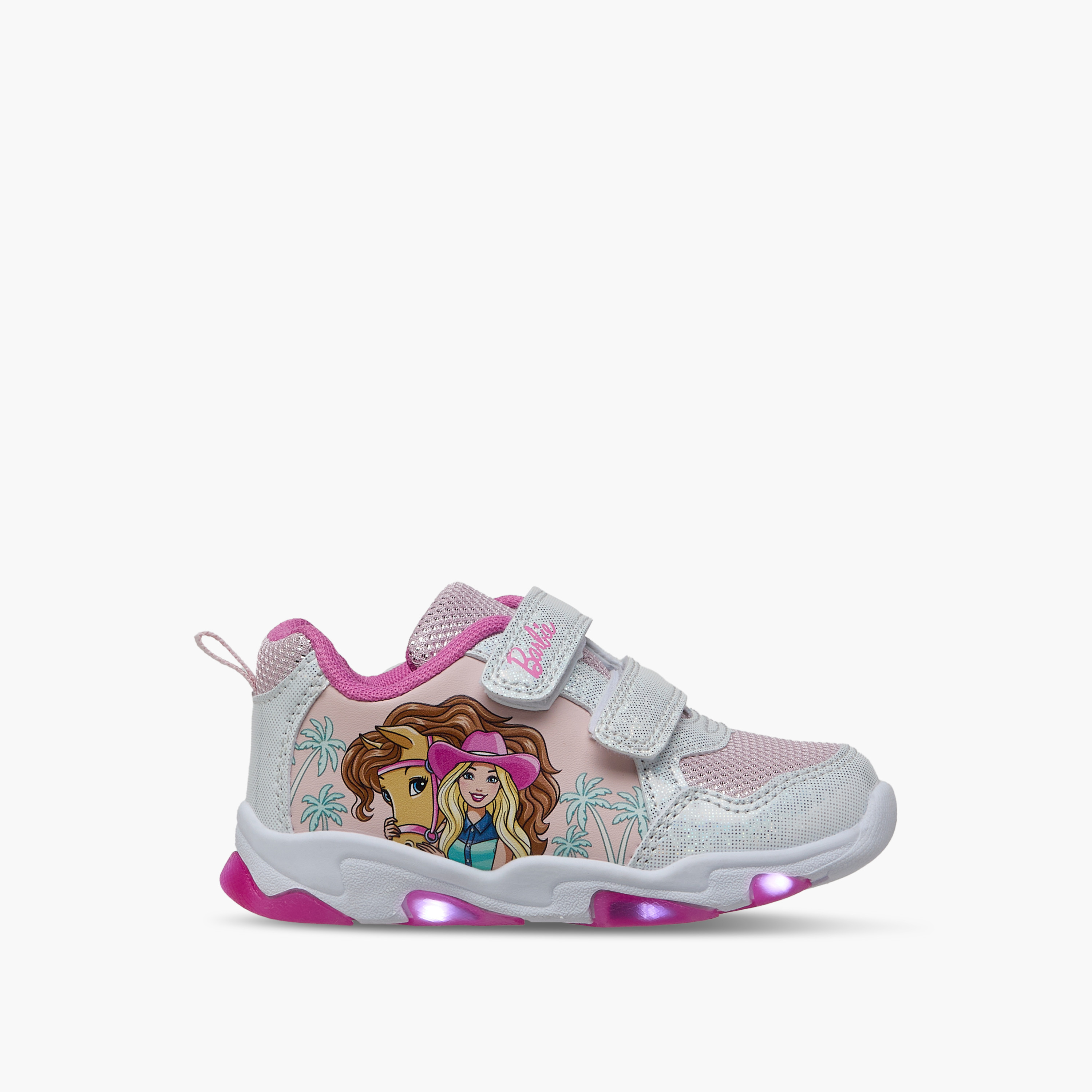 Disney Frozen Print Light-Up Sneakers with Hook and Loop Closure-girls-shoes-sneakers-image-6