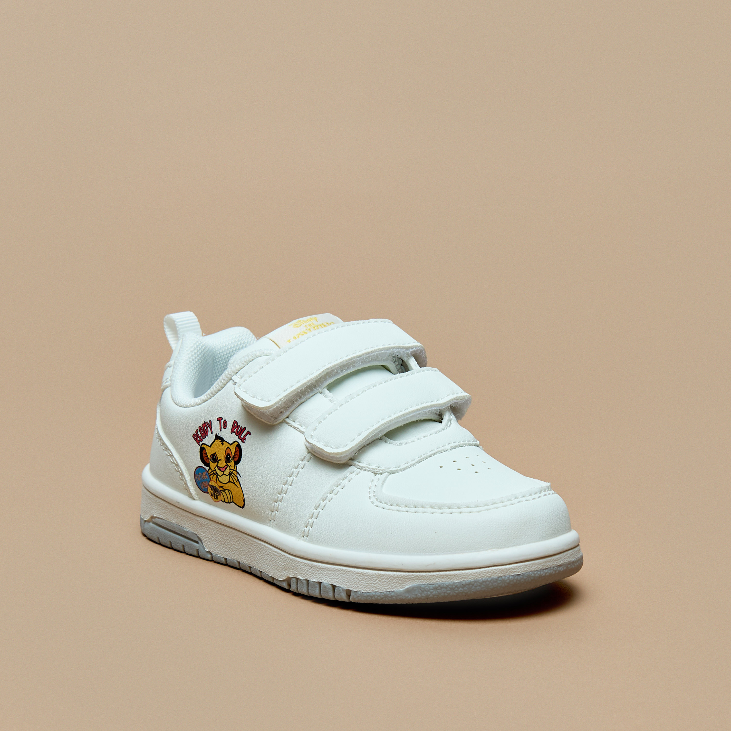 Disney The Lion King Detail Sneakers with Hook and Loop Closure-boys-shoes-schoolshoes-image-1