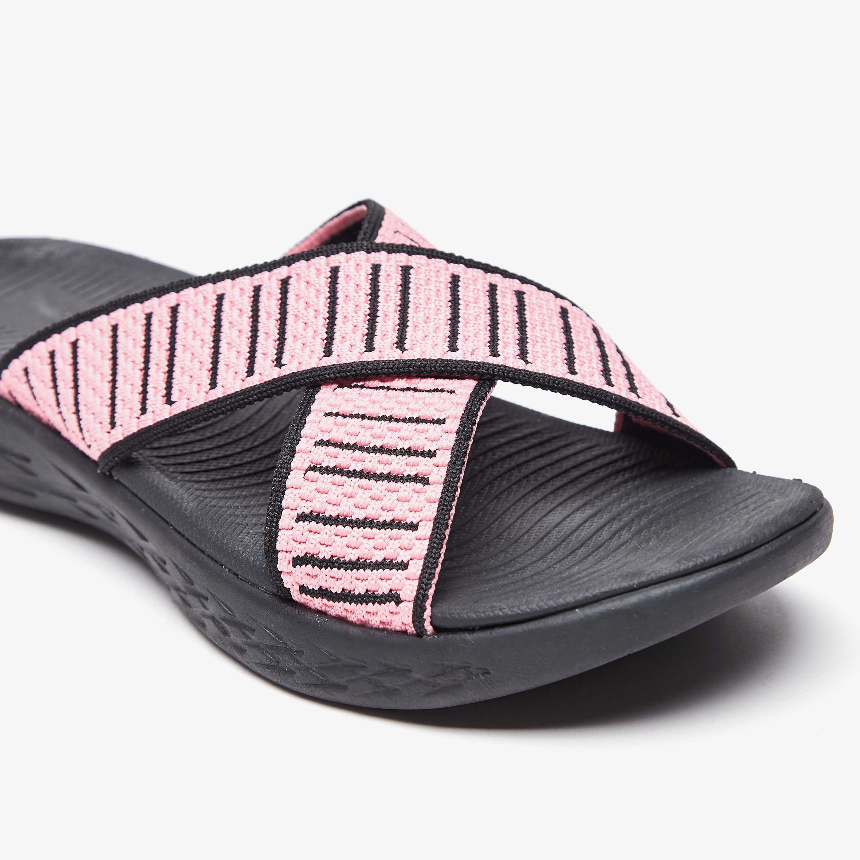 Kappa Women's Cross Strap Slip-On Sandals-women-shoes-flats-sandals-image-5