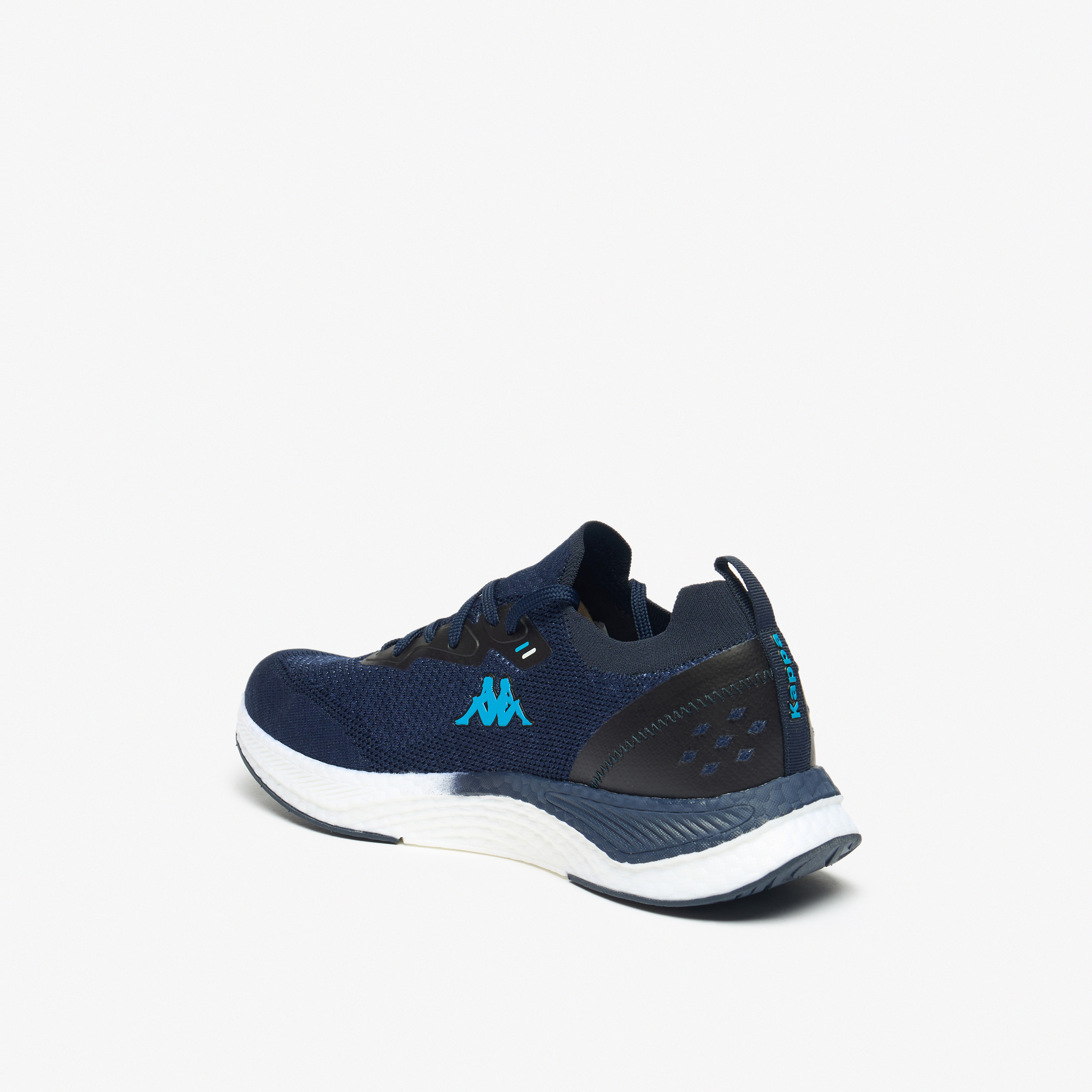 Kappa Men's Logo Detail Lace-Up Sports Shoes with Cushioning-sports-men-shoes-image-3