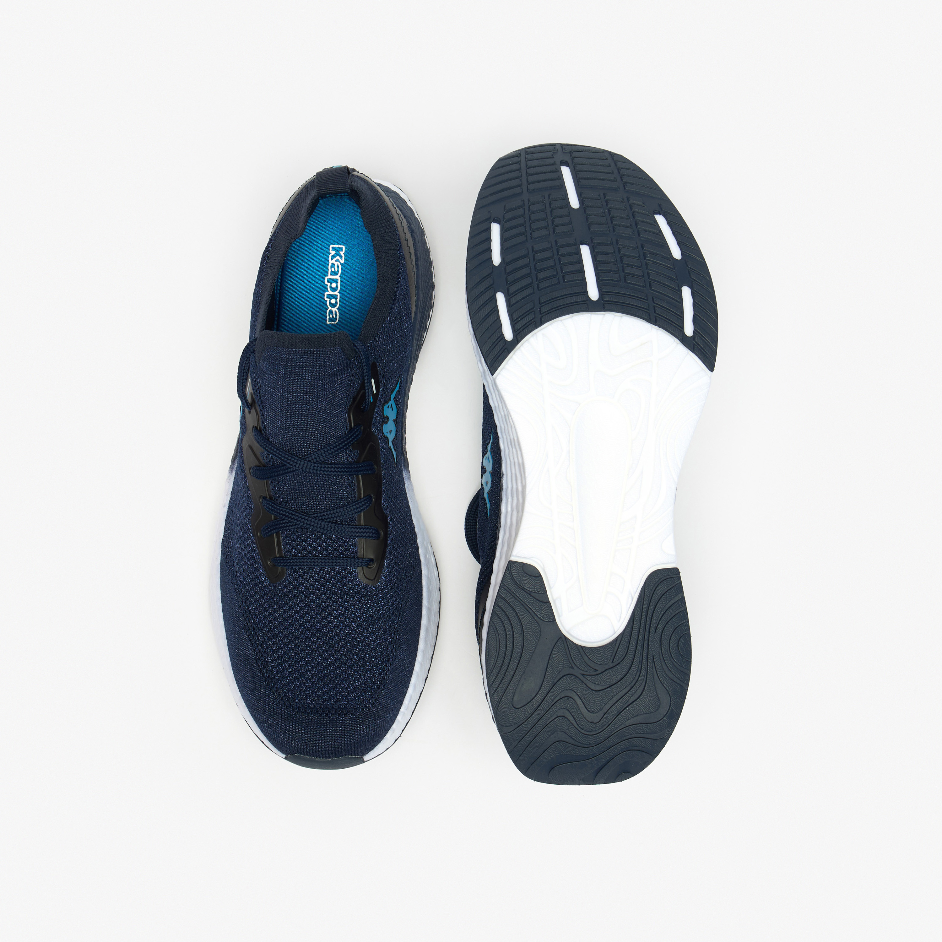 Kappa Men's Logo Detail Lace-Up Sports Shoes with Cushioning-sports-men-shoes-image-4