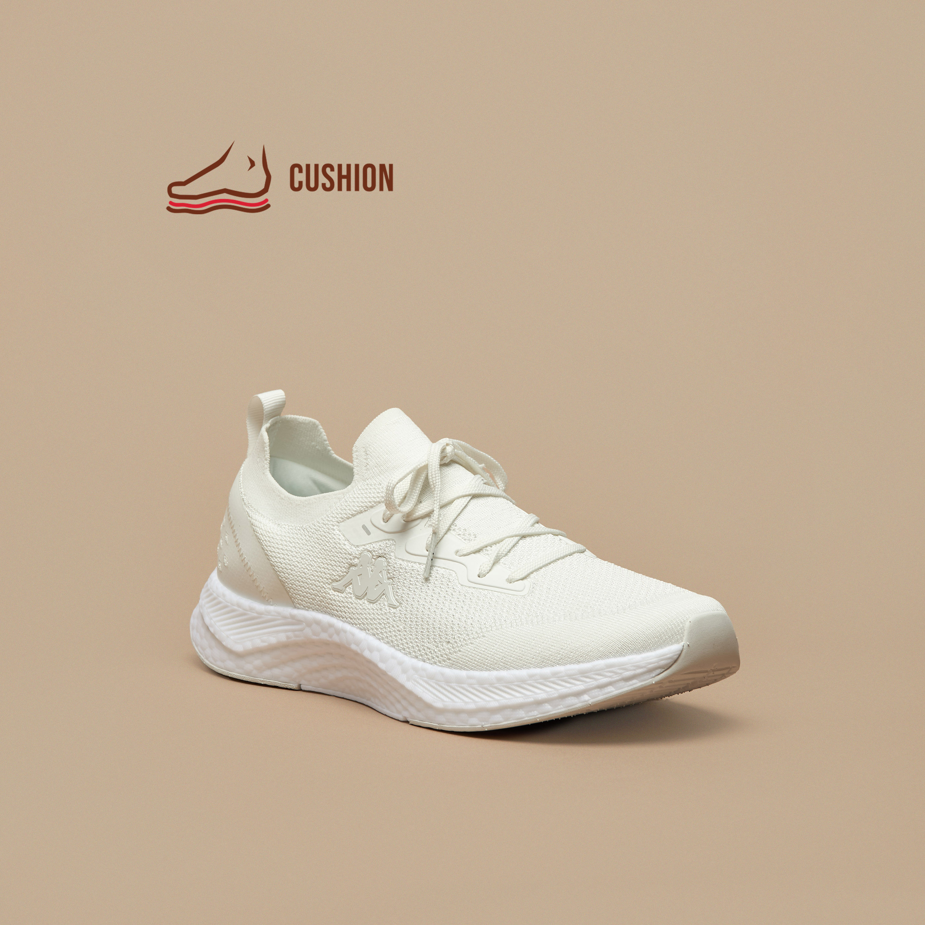 Kappa Men's Logo Detail Lace-Up Sports Shoes with Cushioning-sports-men-shoes-image-6