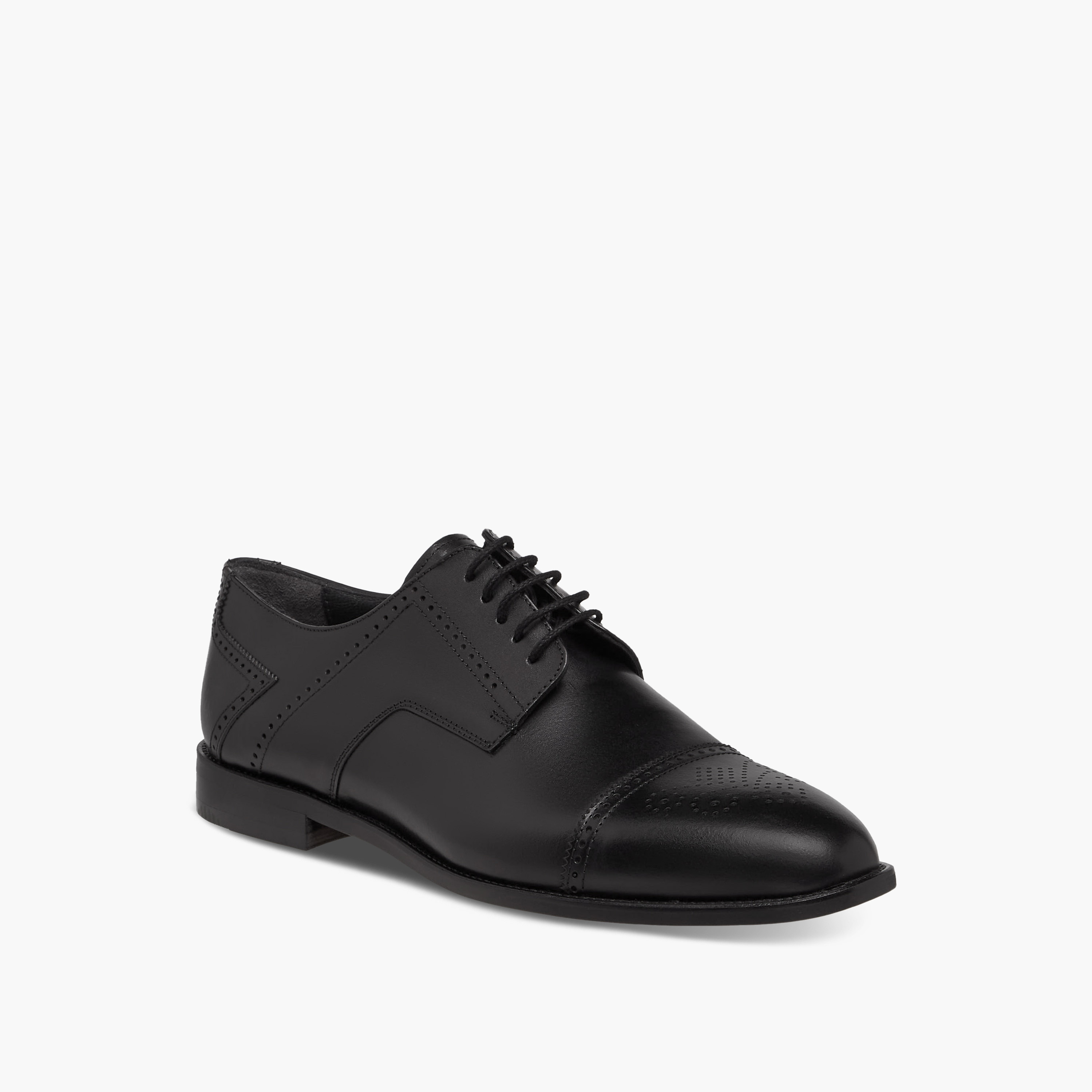 Duchini Men Lace-Up Leather Derby Shoes-men-shoes-formalshoes-image-2
