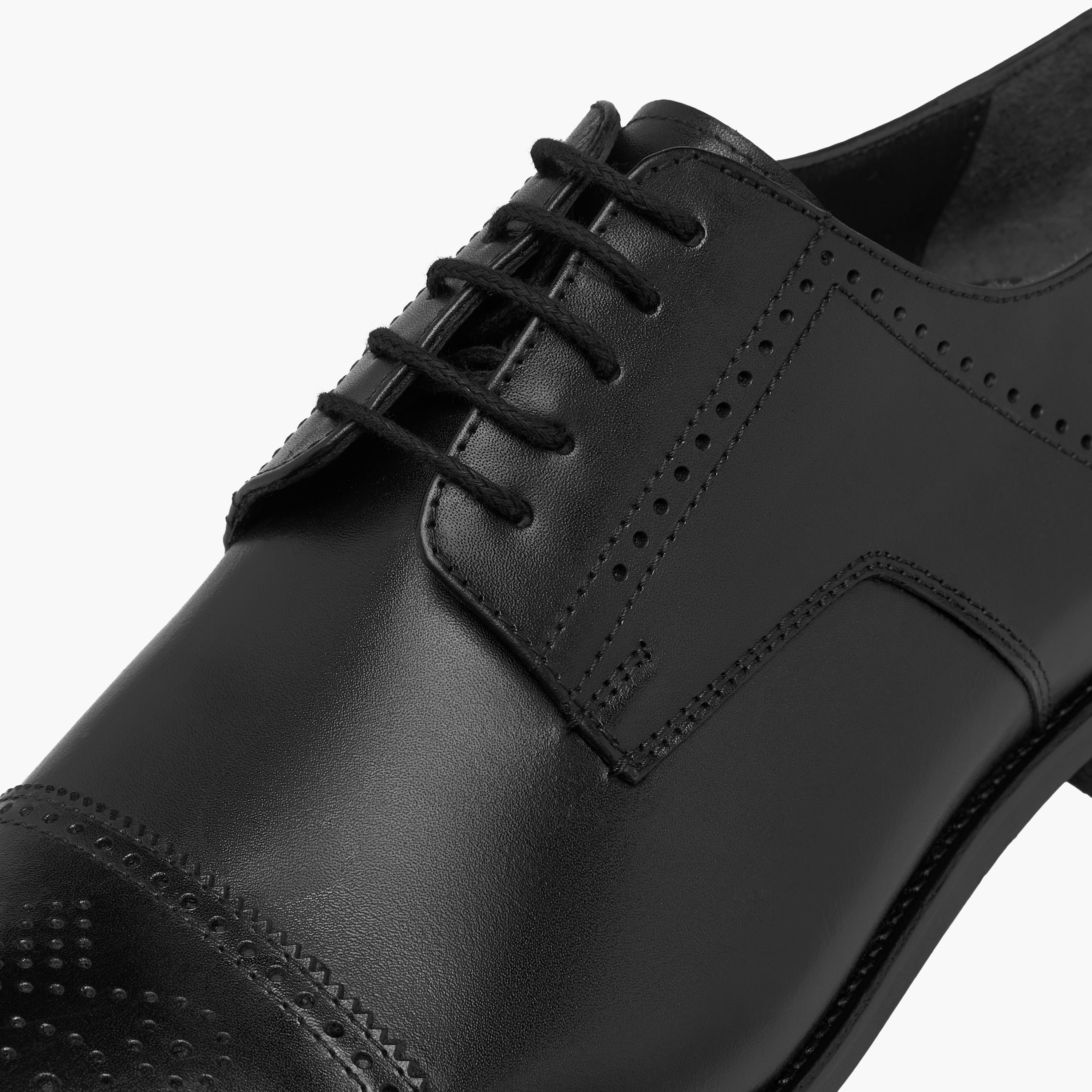 Duchini Men Lace-Up Leather Derby Shoes-men-shoes-formalshoes-image-4