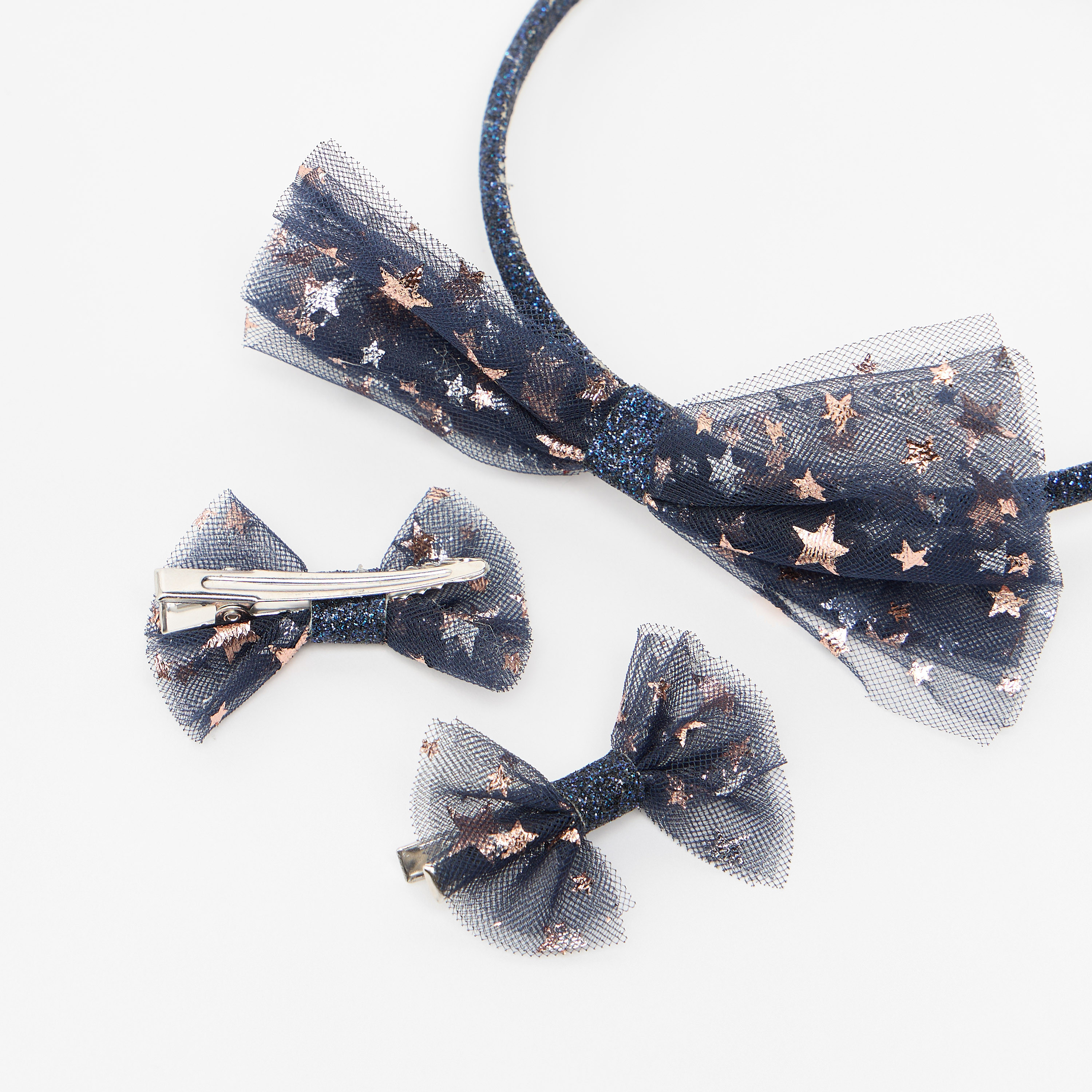 طقم شريطة ومشبك شعر 3 قطع من فلورا بيلا-girls-accessories-hairaccessories-image-4