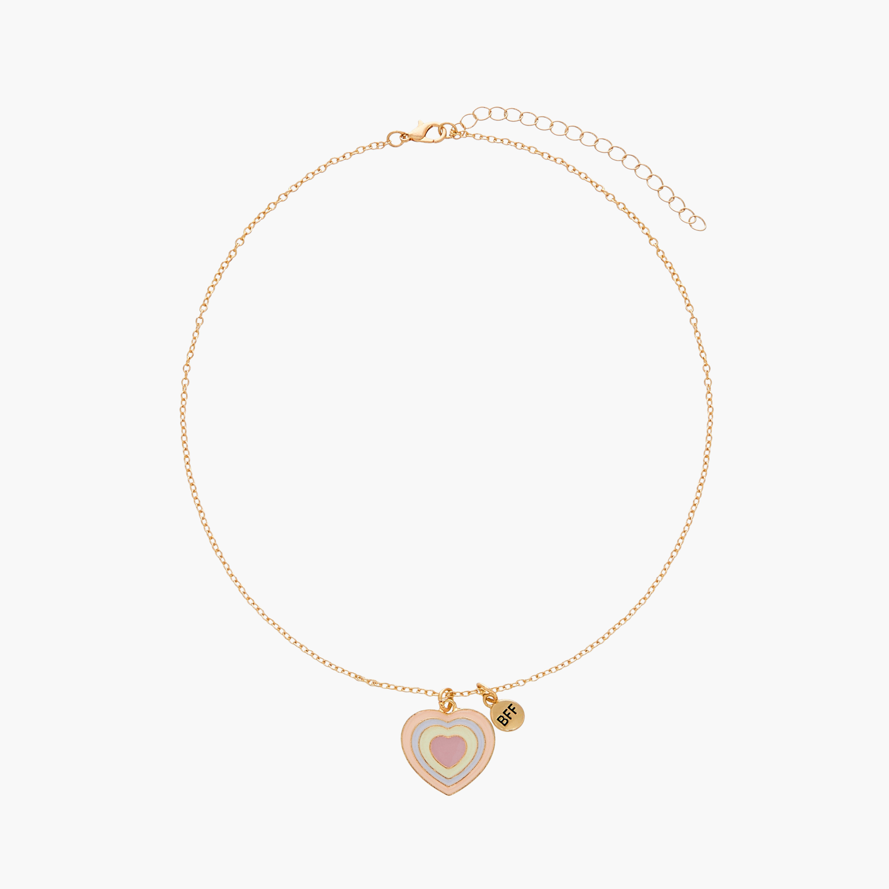 عقد بدلاية قلب ومشبك إغلاق من فلورا بيلا- طقم من قطعتين-girls-accessories-jewellery-image-2